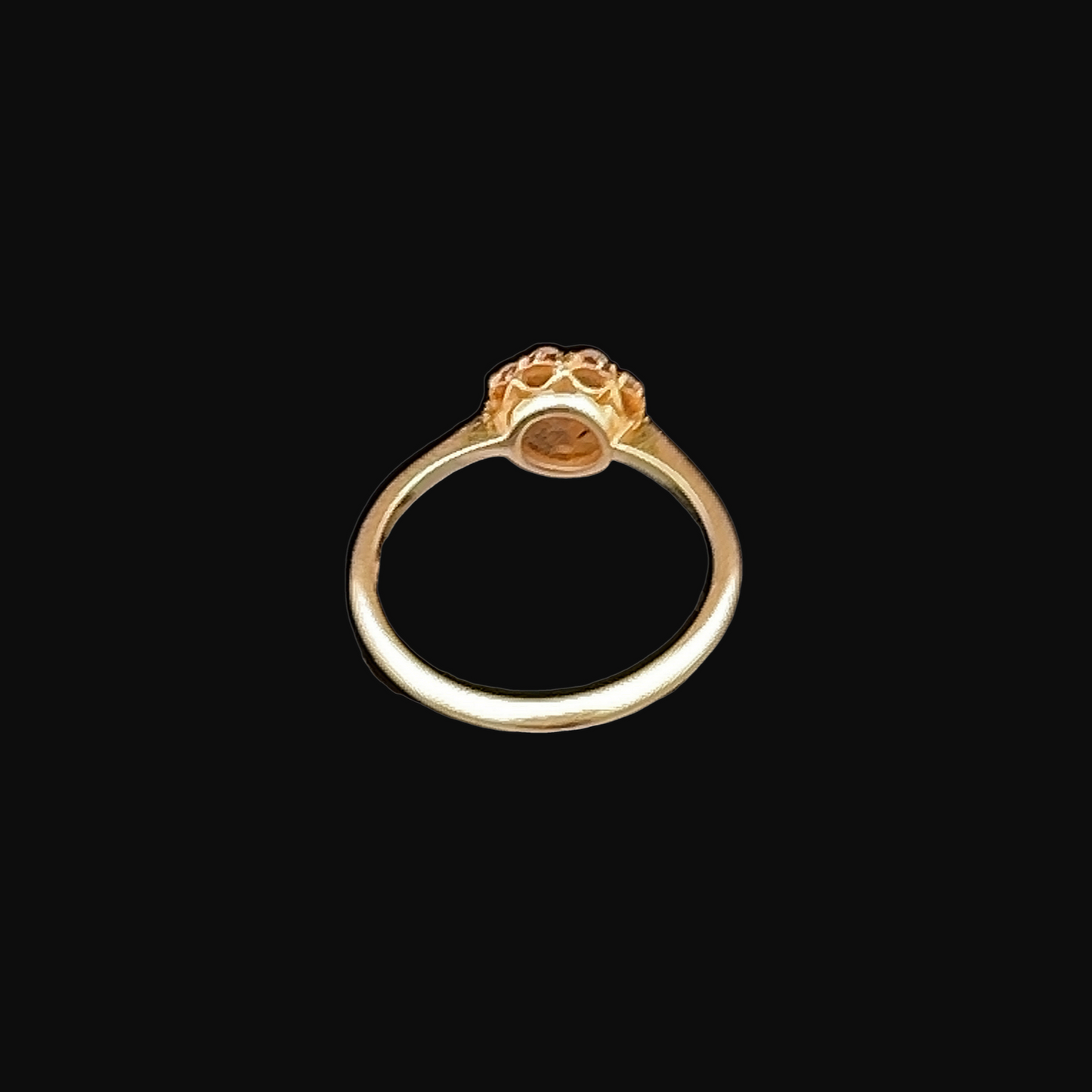 Antique Edwardian Natural Pearl Cluster 18ct Gold Ring