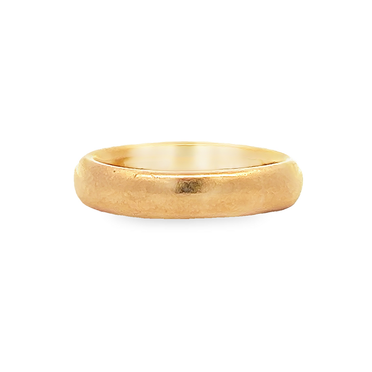 Antique 22ct Gold Heavy Court Wedding Ring Assayed in 1925