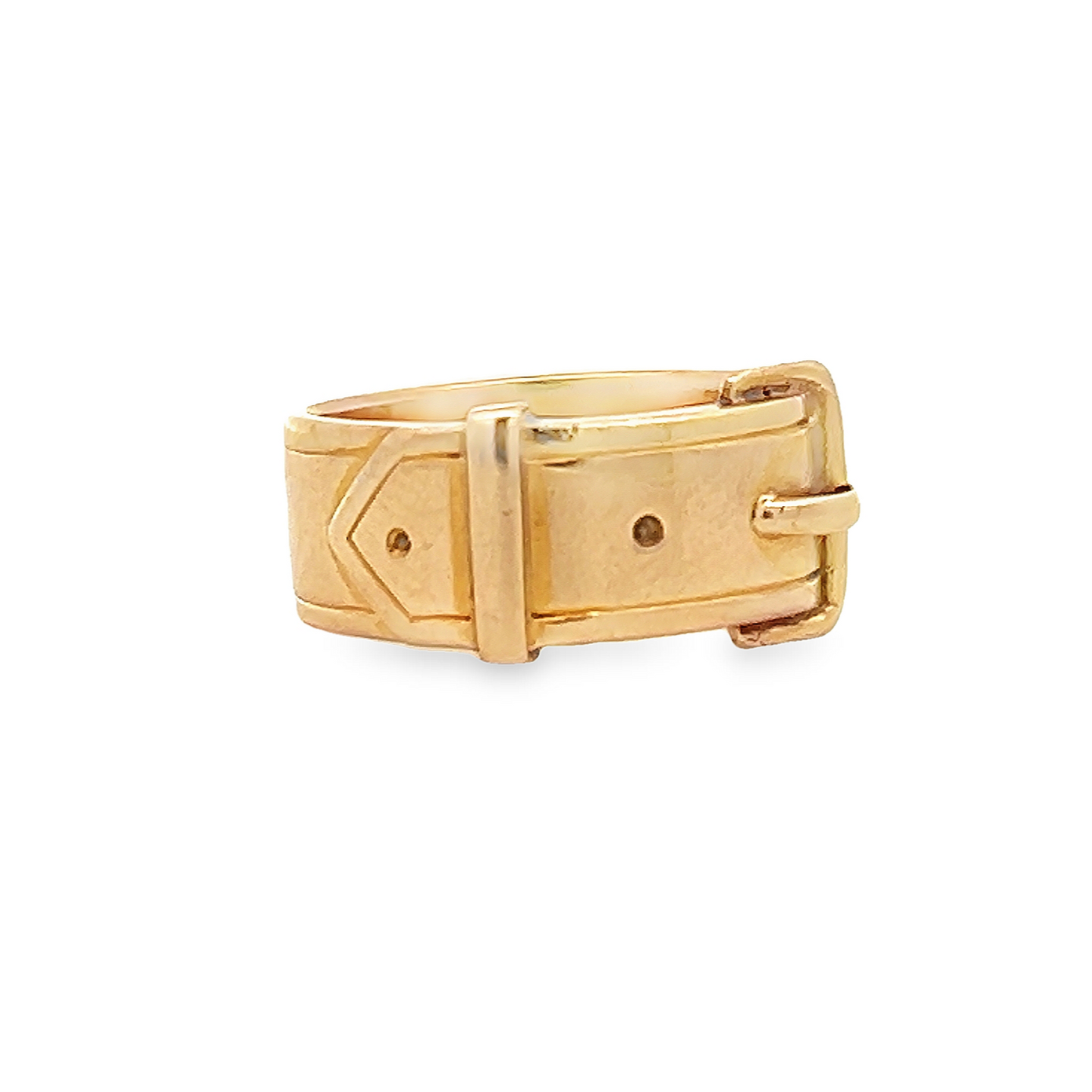 Antique Victorian 18ct Gold Buckle Ring