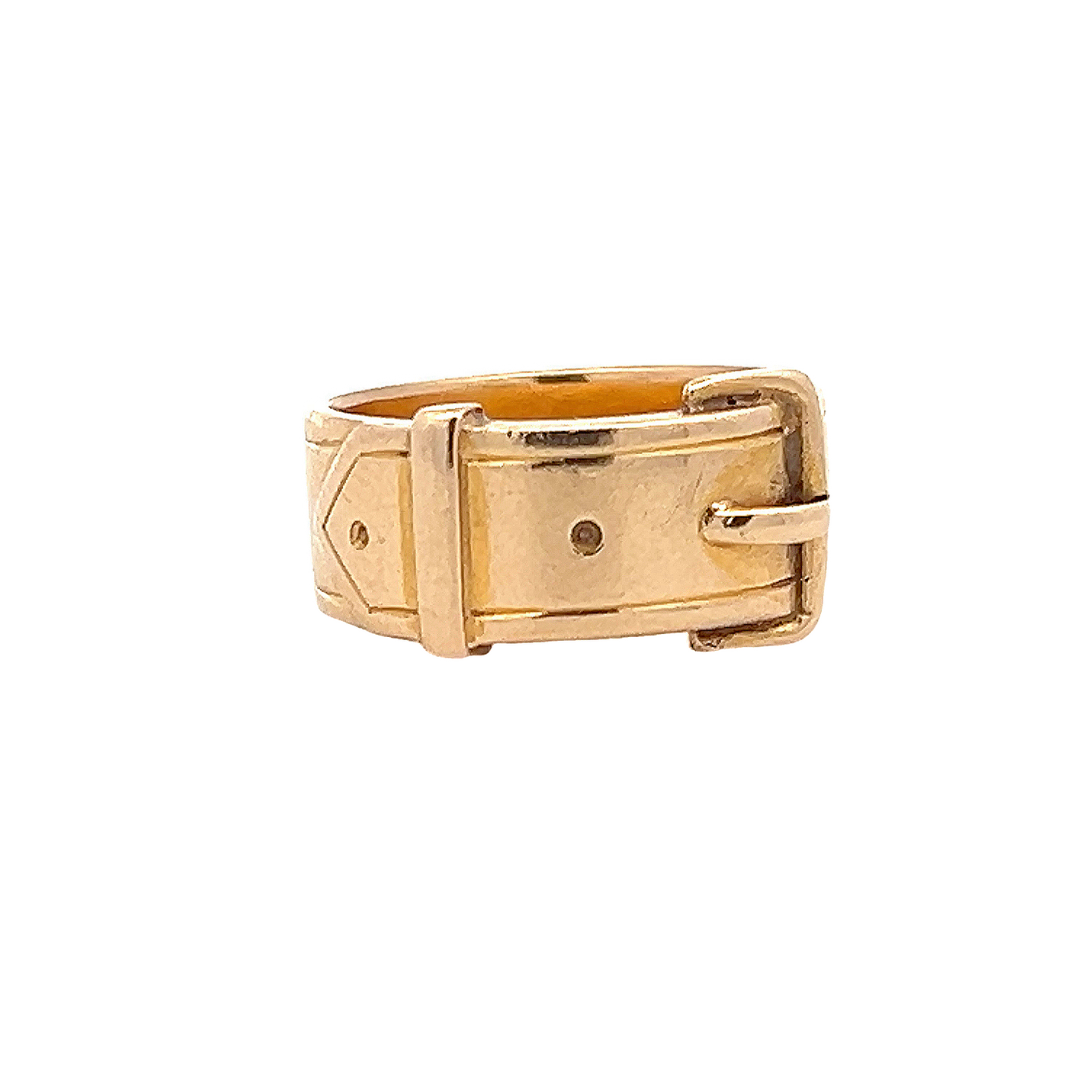 Antique Victorian 18ct Gold Buckle Ring