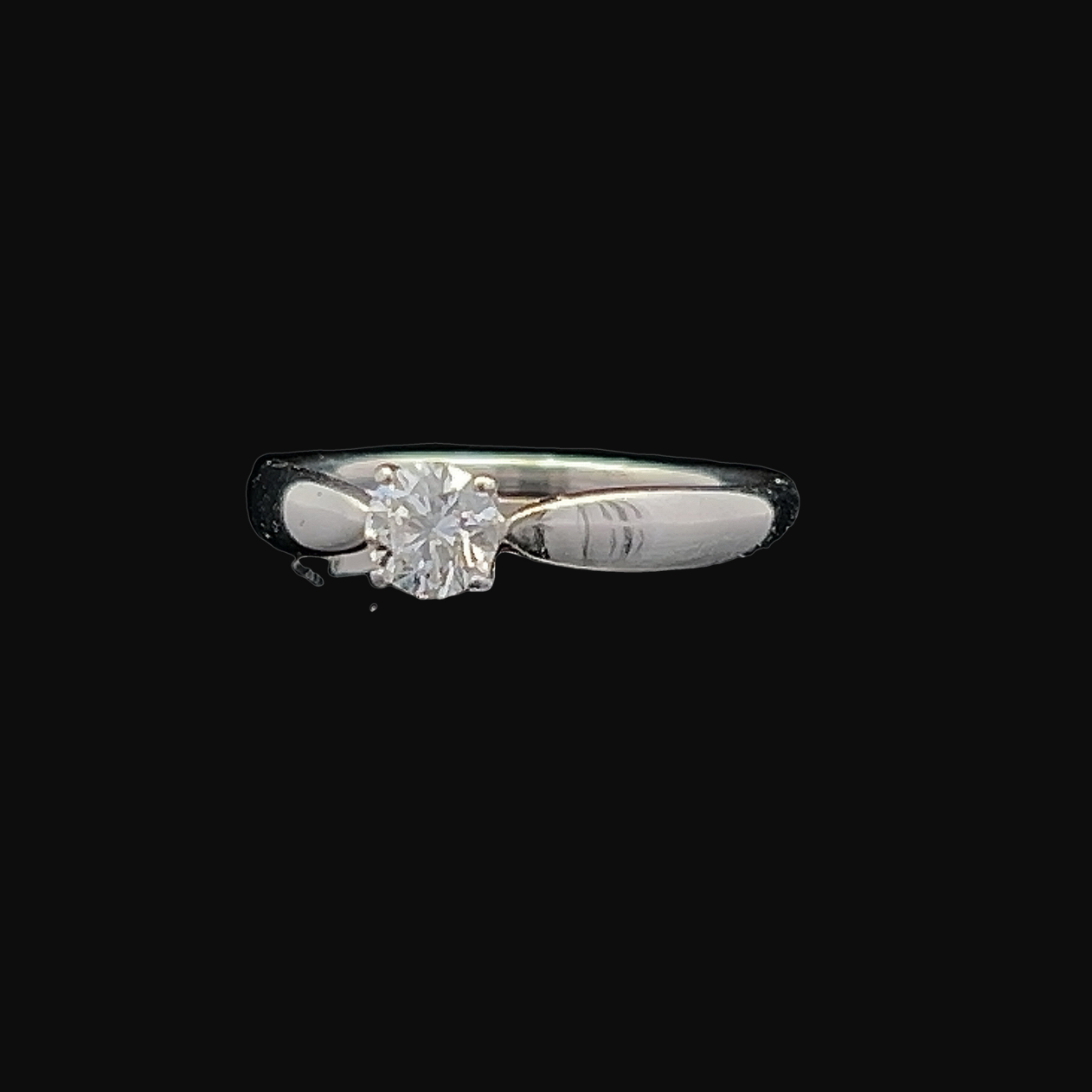 Tiffany & Co Harmony 0.36 Carat Diamond Platinum Engagement Ring with Original Box, and Proof of Purchase