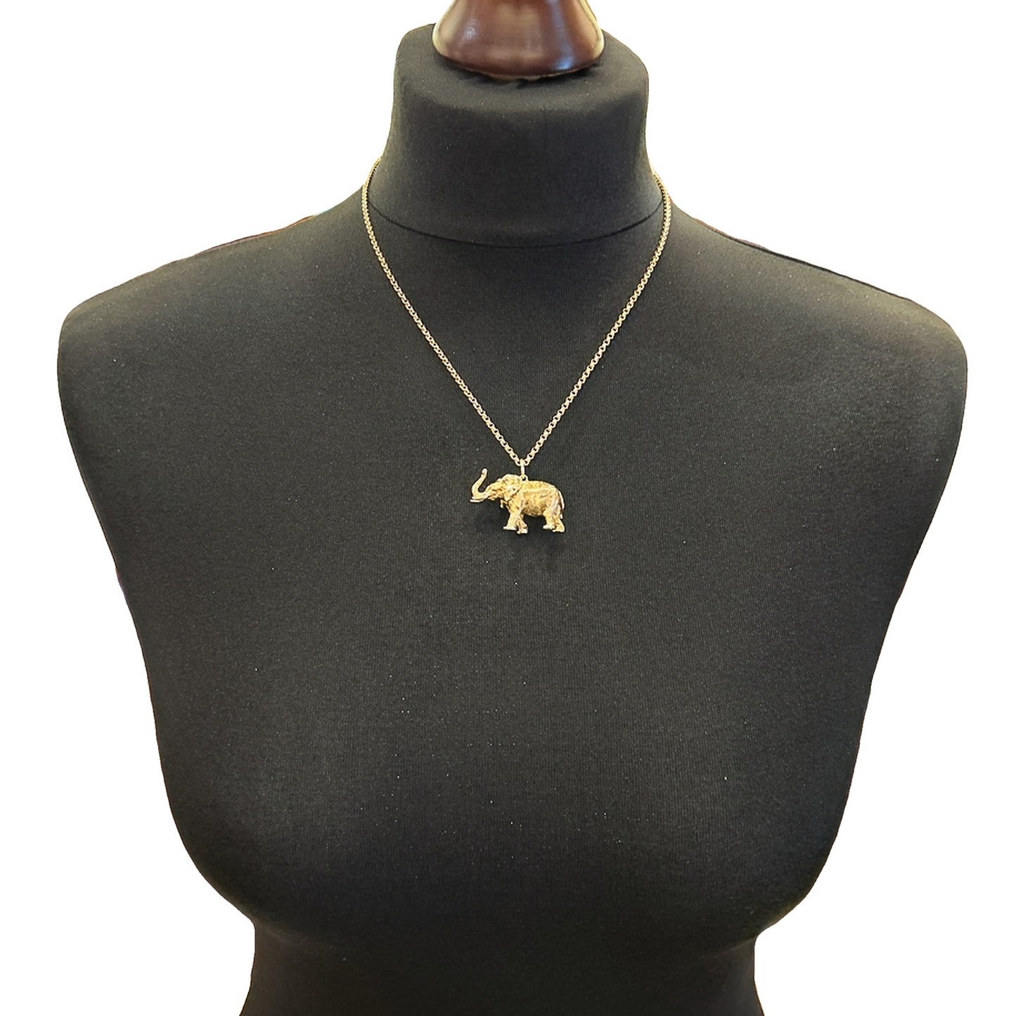 Vintage George Jensen 9ct Gold Elephant Charm / Pendant