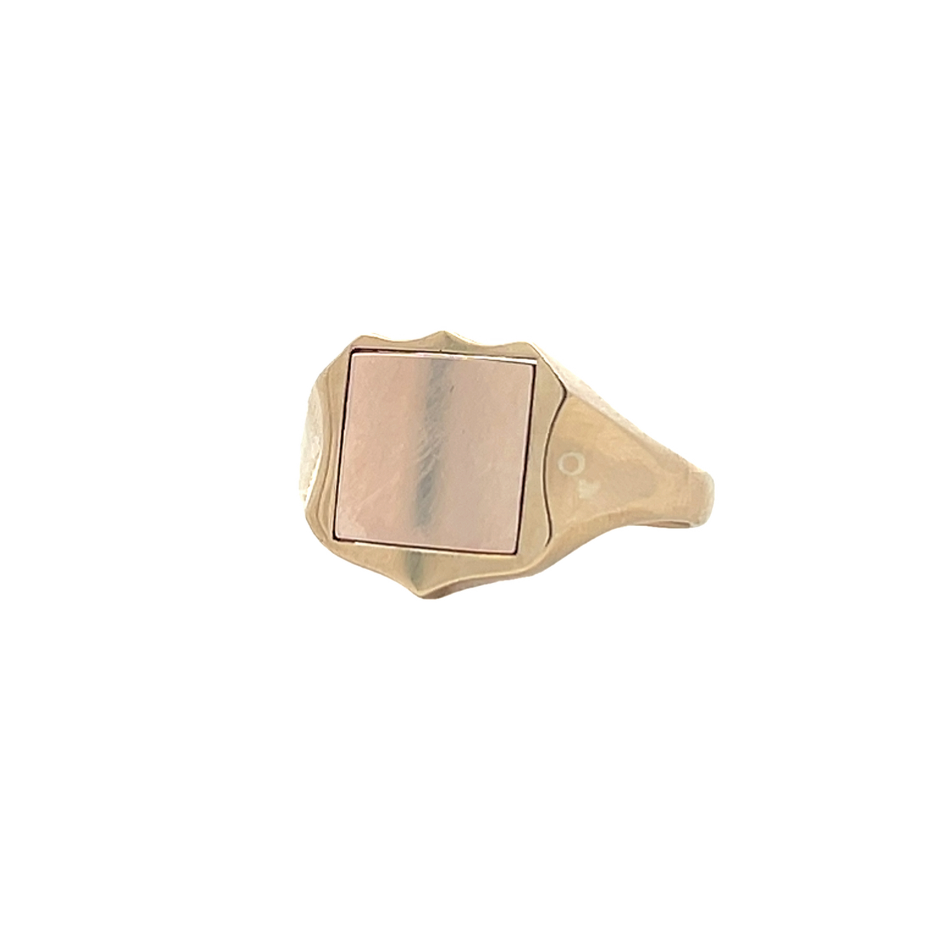Vintage Enamel Masonic 'Swivelling' 9ct Gold Shield Signet Ring