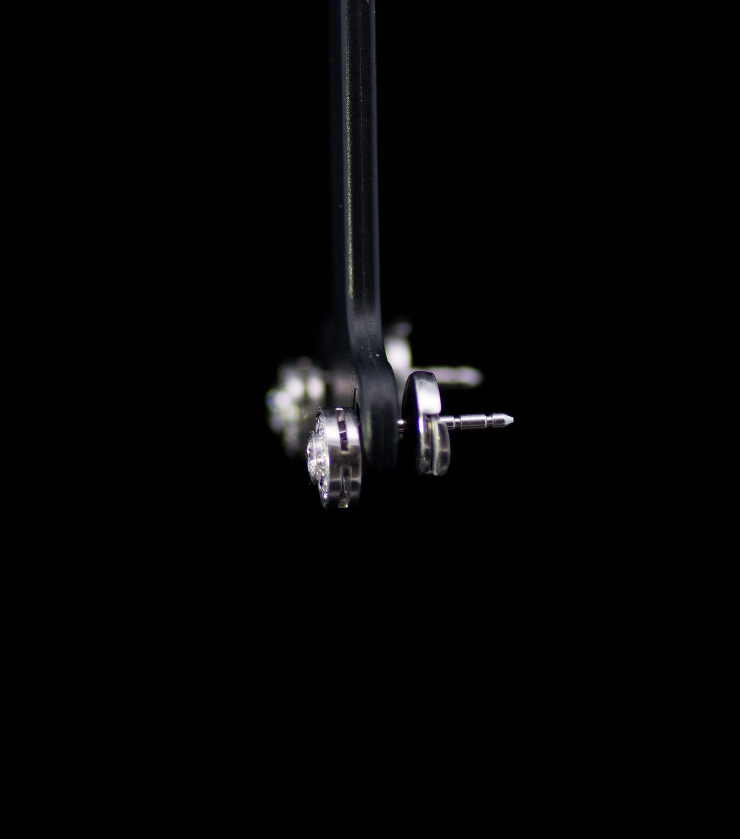 Platinum Tiffany Soleste Diamond Cluster Earrings