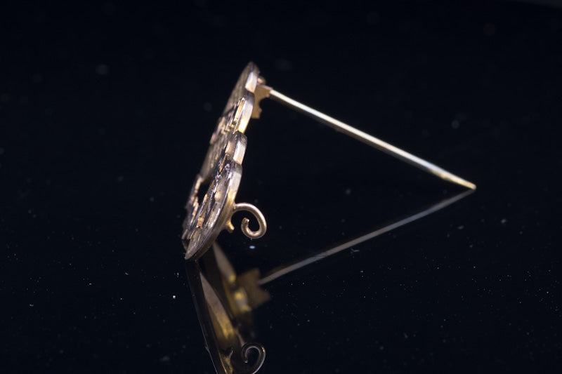 Antique 9ct 'Mizpah' Brooch. Edwardian Circa 1900s. Late Victorian, Early Edwardian.