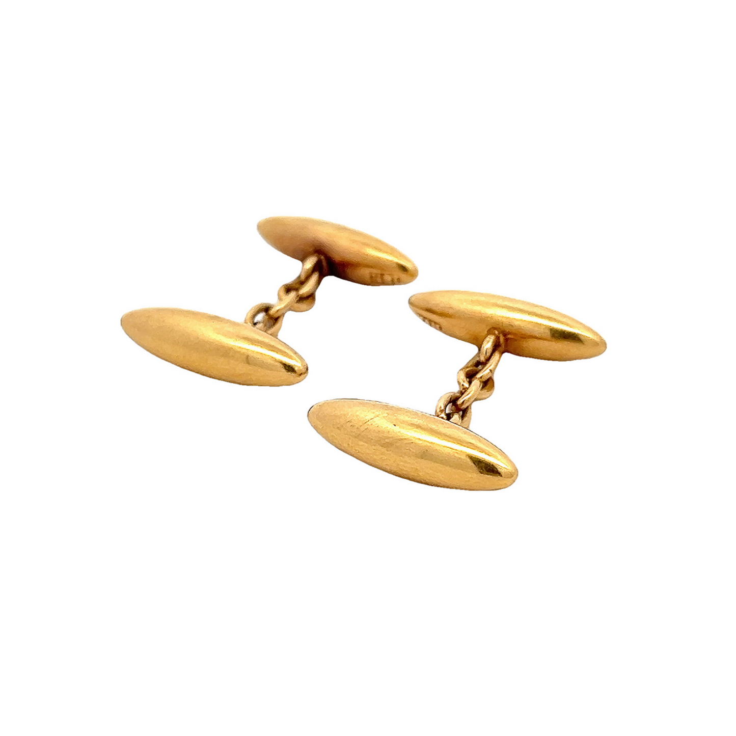 Antique Edwardian 18ct Gold Torpedo Cufflinks