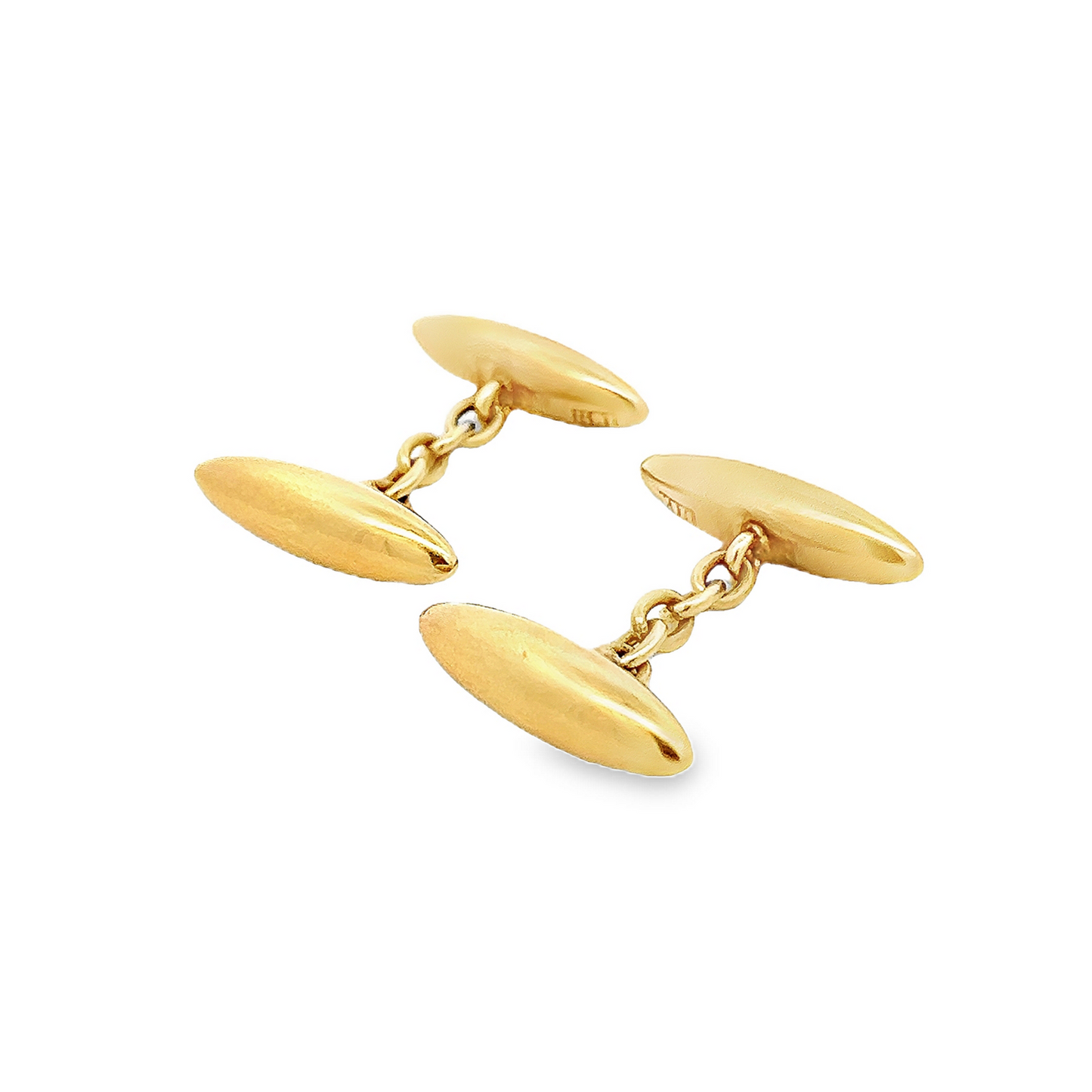 Antique Edwardian 18ct Gold Torpedo Cufflinks