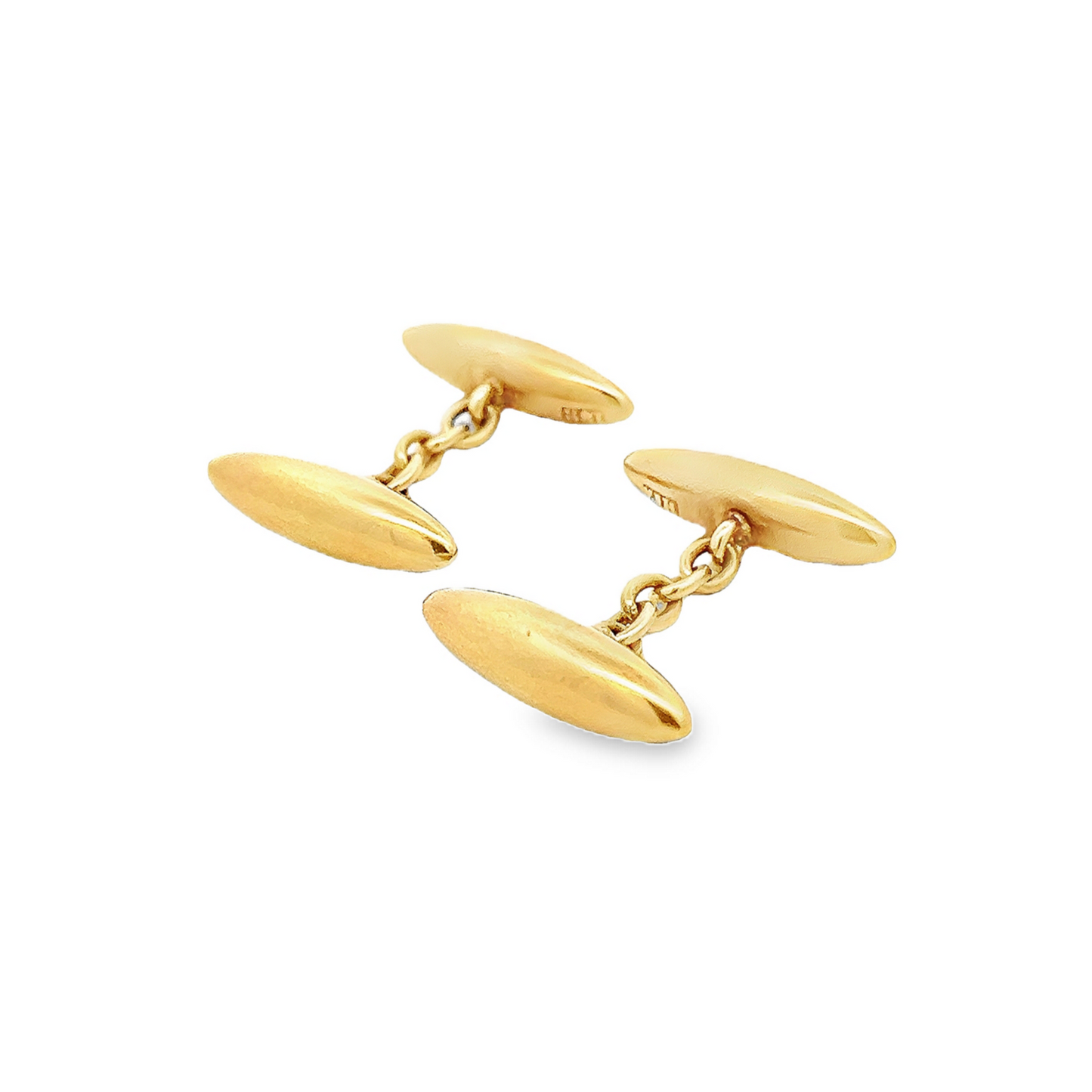 Antique Edwardian 18ct Gold Torpedo Cufflinks
