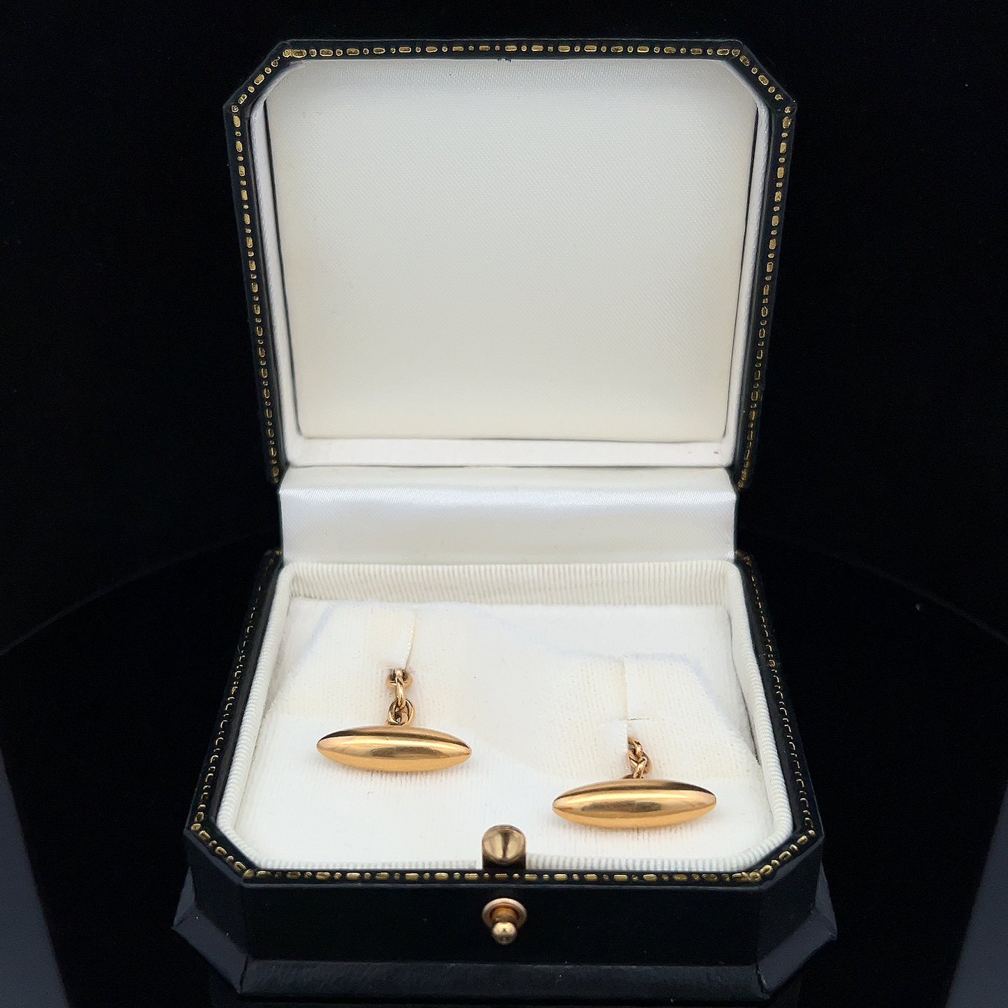 Antique Edwardian 18ct Gold Torpedo Cufflinks