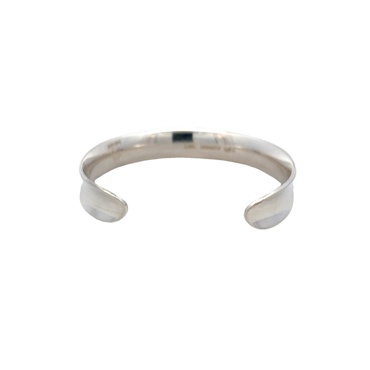 Vintage Ove Wendt for Andreas Mikkelsen Denmark Modernist Sterling Silver Cuff Bangle