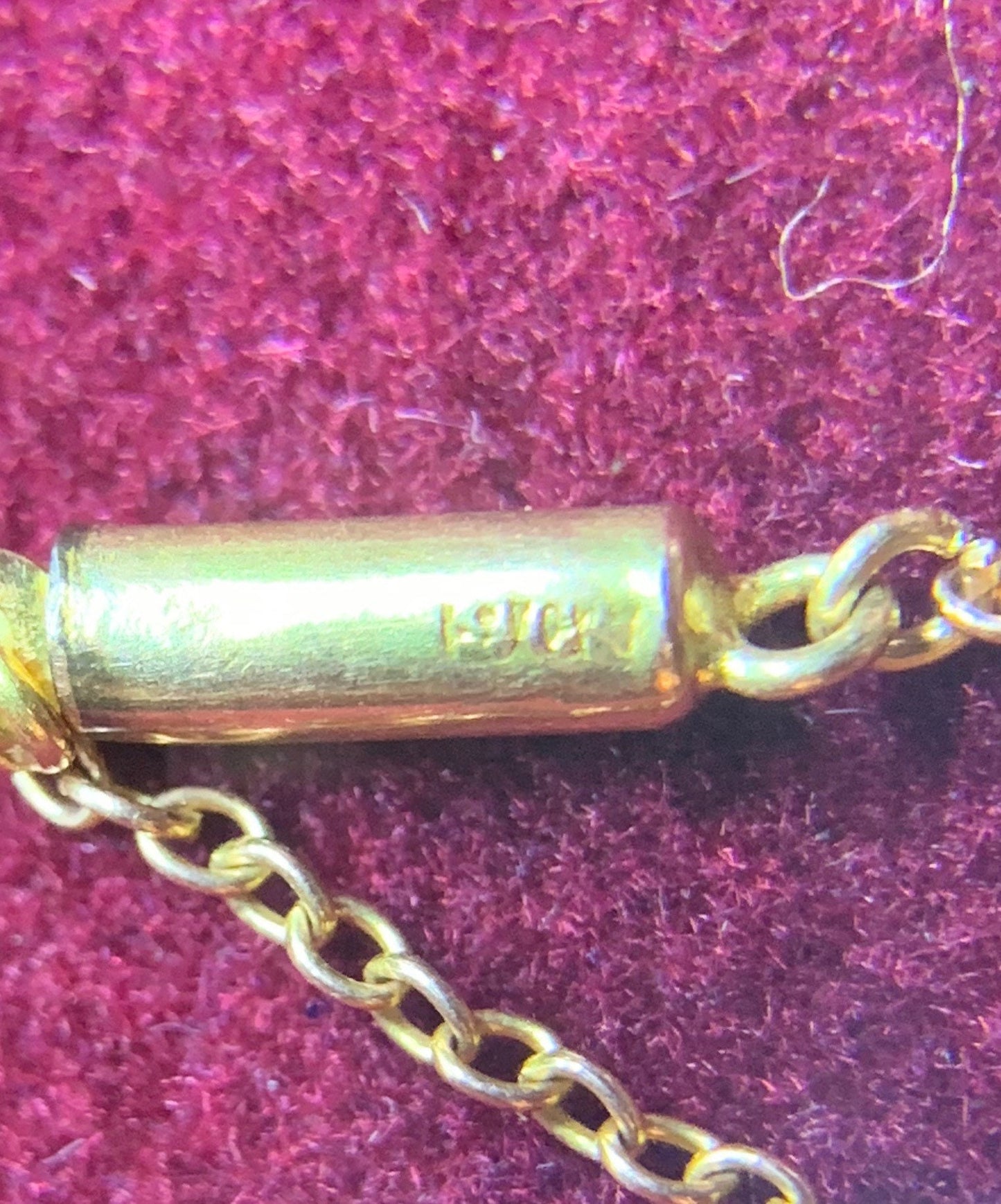 Antique Diamond 9ct Gold Pendant with Chain. Edwardian / Art Deco. Old European Cut Diamonds. Genuine Period Jewel.