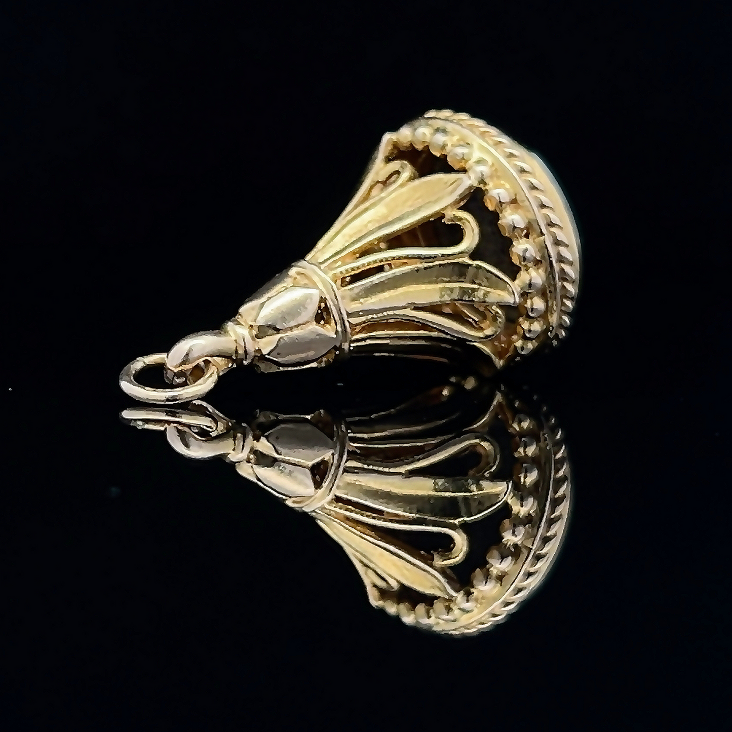 Vintage Georgian Style Onyx 9ct Gold Fob/Pendant