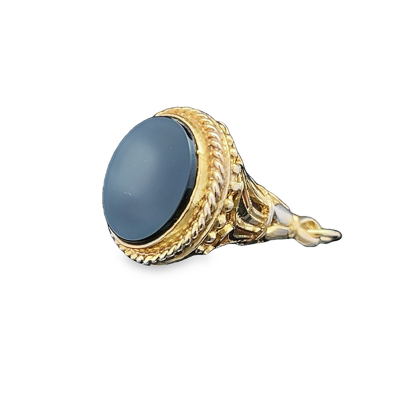 Vintage Georgian Style Onyx 9ct Gold Fob/Pendant