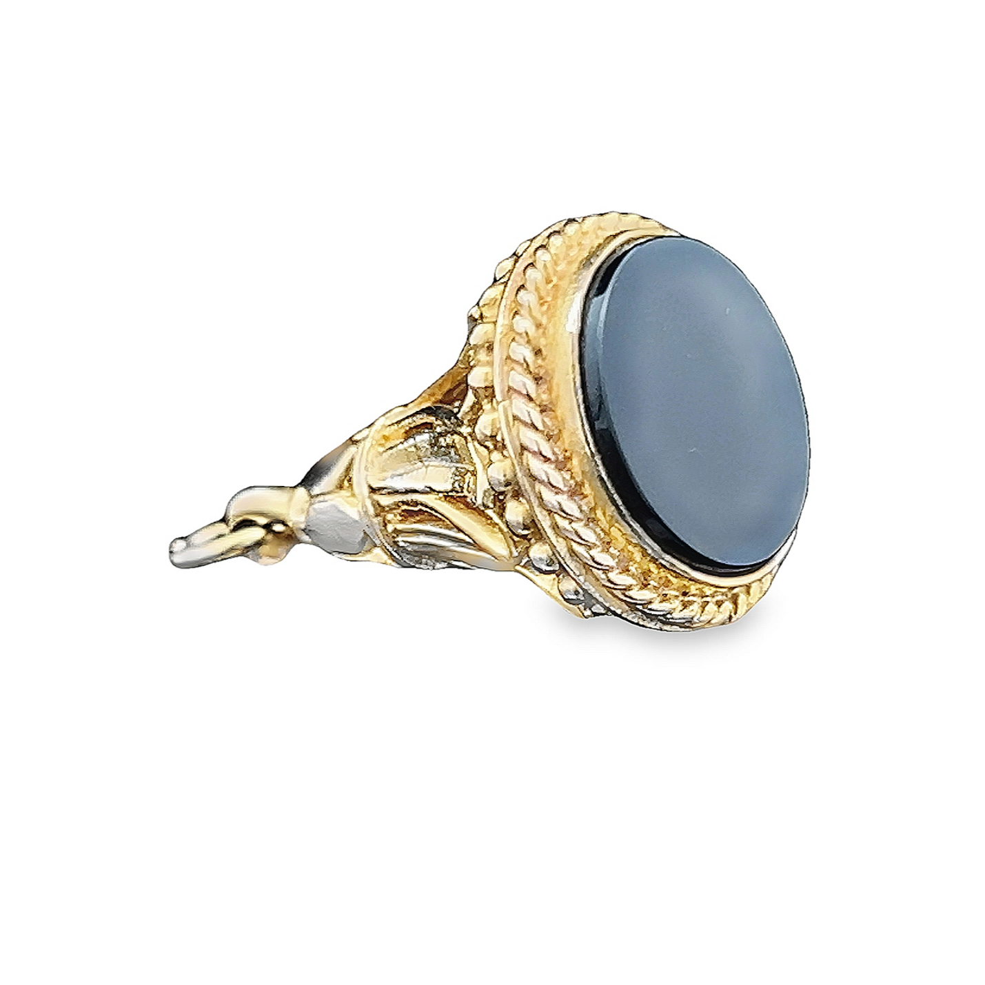 Vintage Georgian Style Onyx 9ct Gold Fob/Pendant