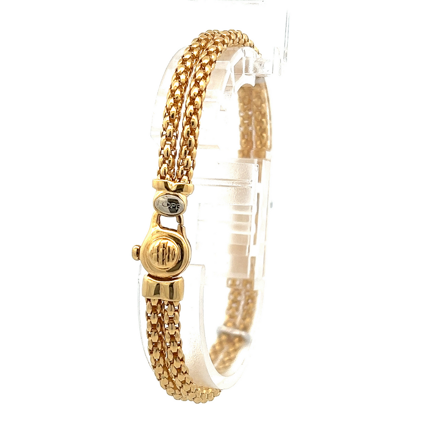 Fope Flex'it 0.25 Carat Diamond 18ct Gold Bracelet
