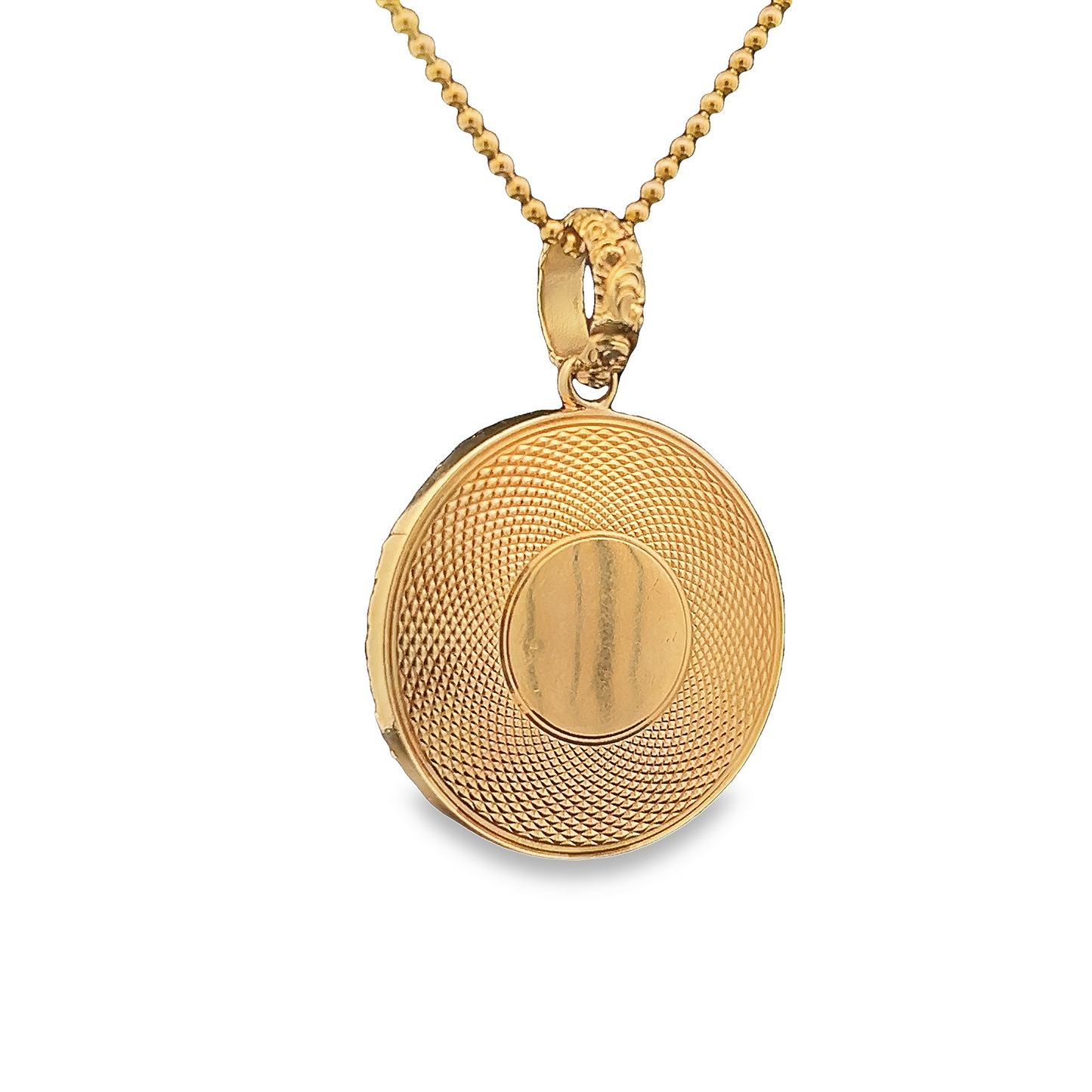 Antique Georgian Ornate 15ct Gold Picture Locket