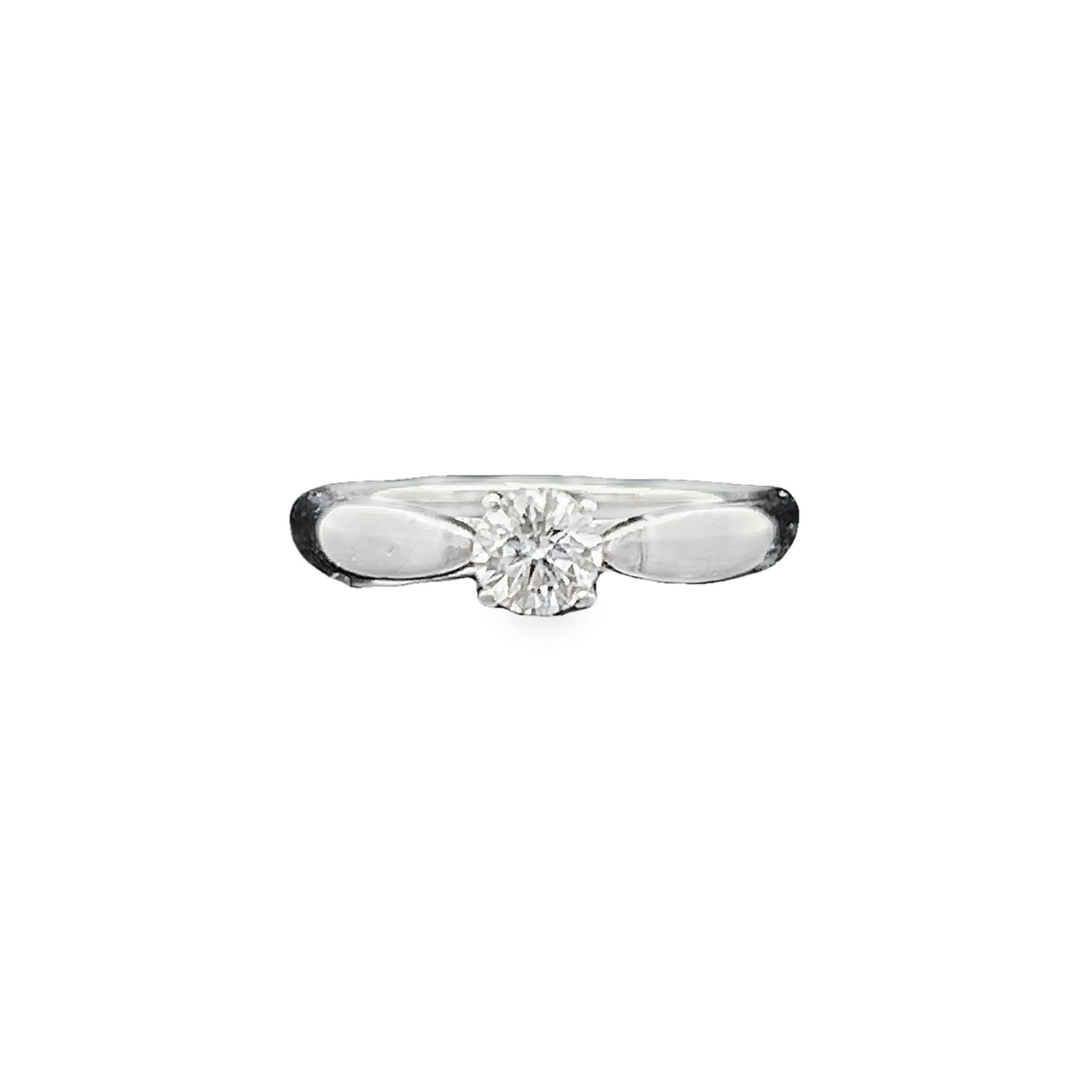 Tiffany & Co Harmony 0.36 Carat Diamond Platinum Engagement Ring with Original Box, and Proof of Purchase