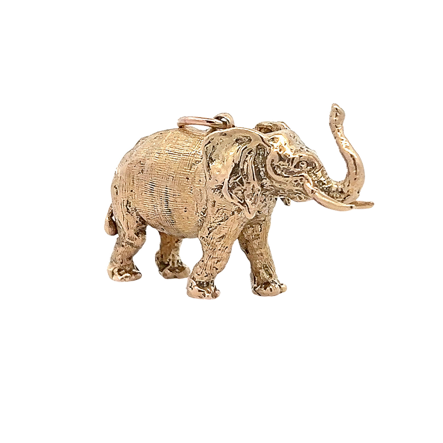 Vintage George Jensen 9ct Gold Elephant Charm / Pendant