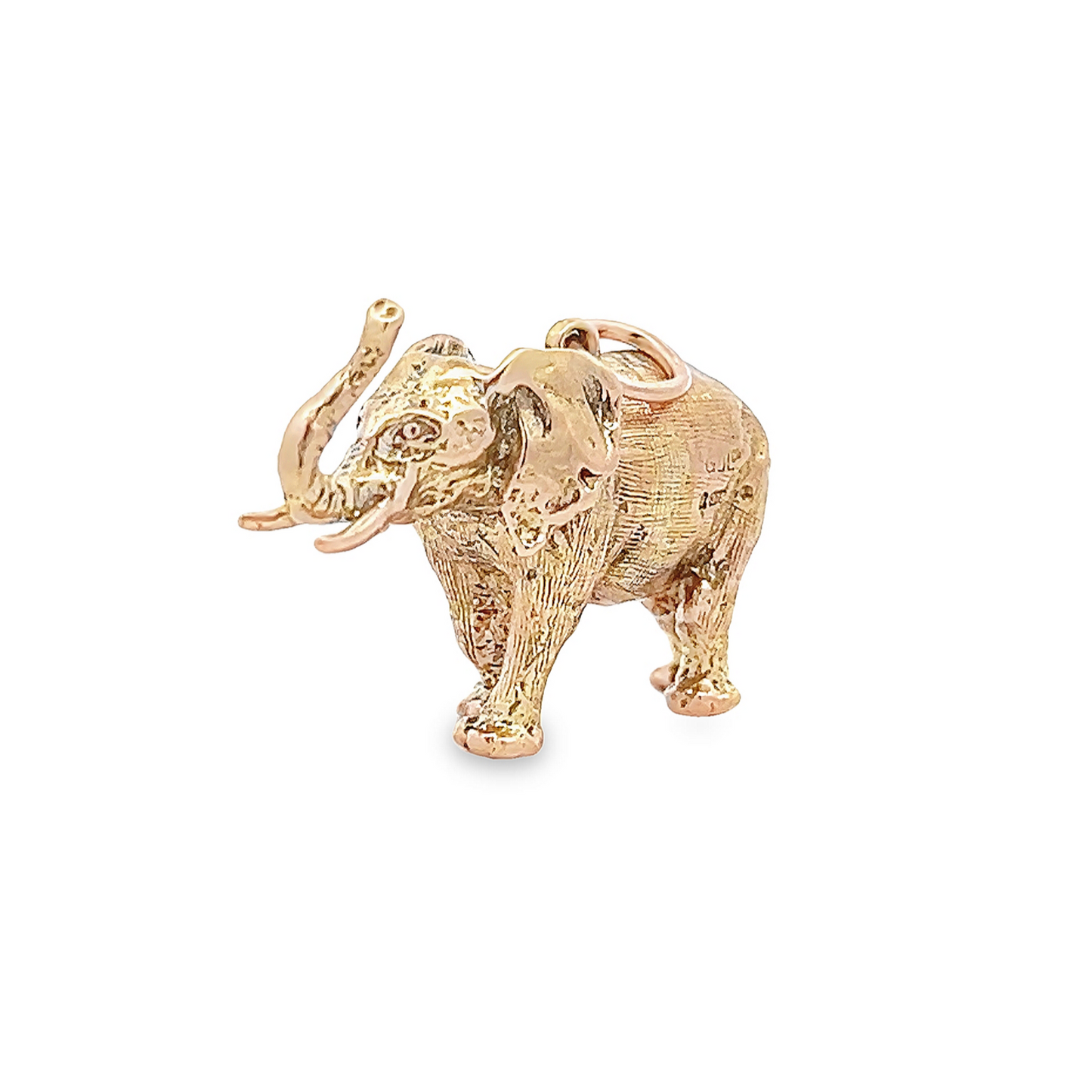 Vintage George Jensen 9ct Gold Elephant Charm / Pendant