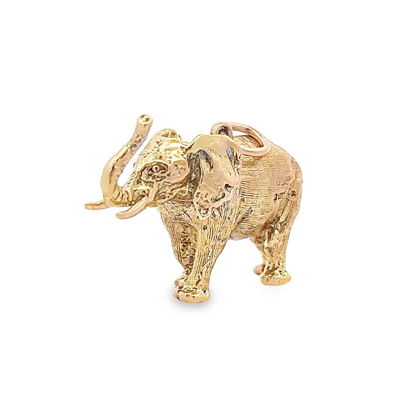 Vintage George Jensen 9ct Gold Elephant Charm / Pendant
