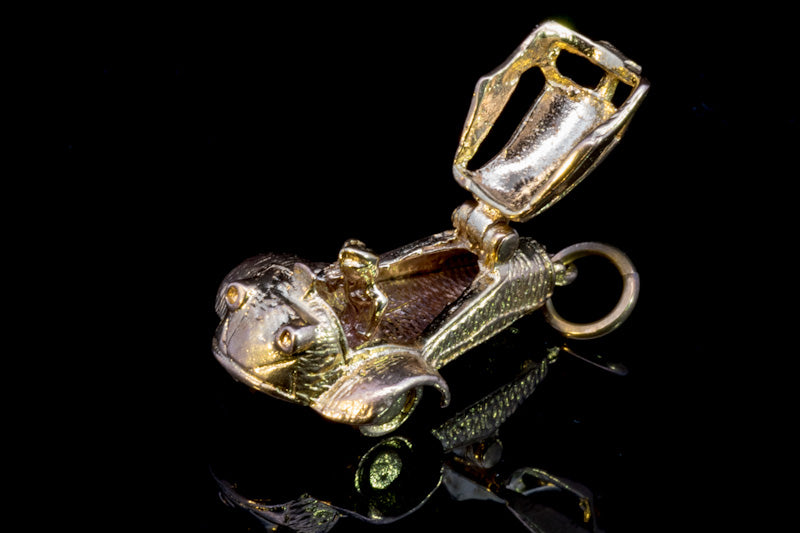 Vintage 9ct 'Messerschmitt KR200' Charm / Pendant. Hallmarked London 1971.