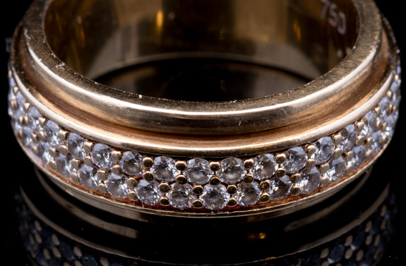 Piaget 18ct Full Eternity Ring Double Row Possession Spinner Ring. Original Presentation Box.