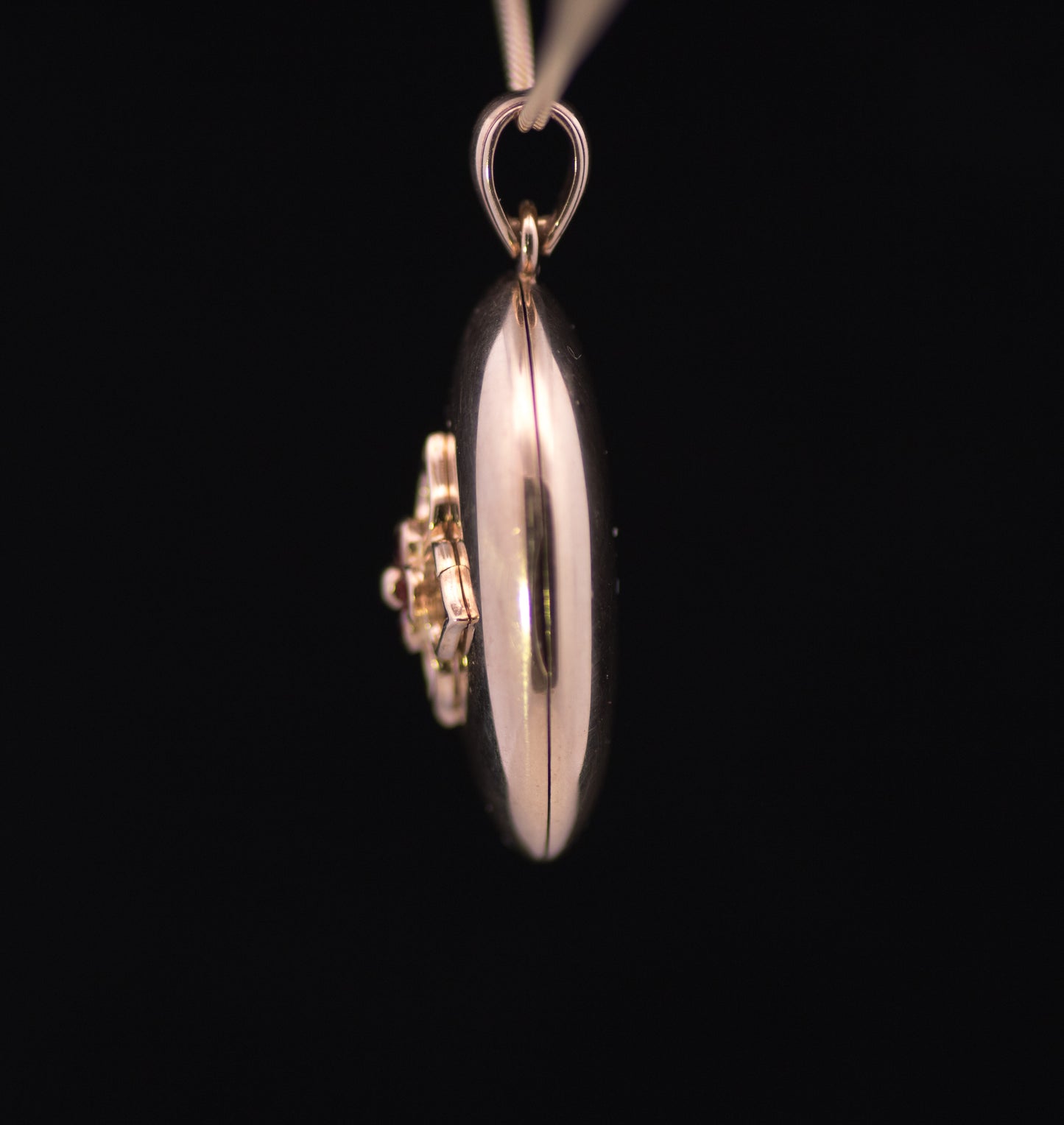 Superb Quality 9ct Gold, Ruby Set Locket. Charles Green & Sons.  Birmingham 1994