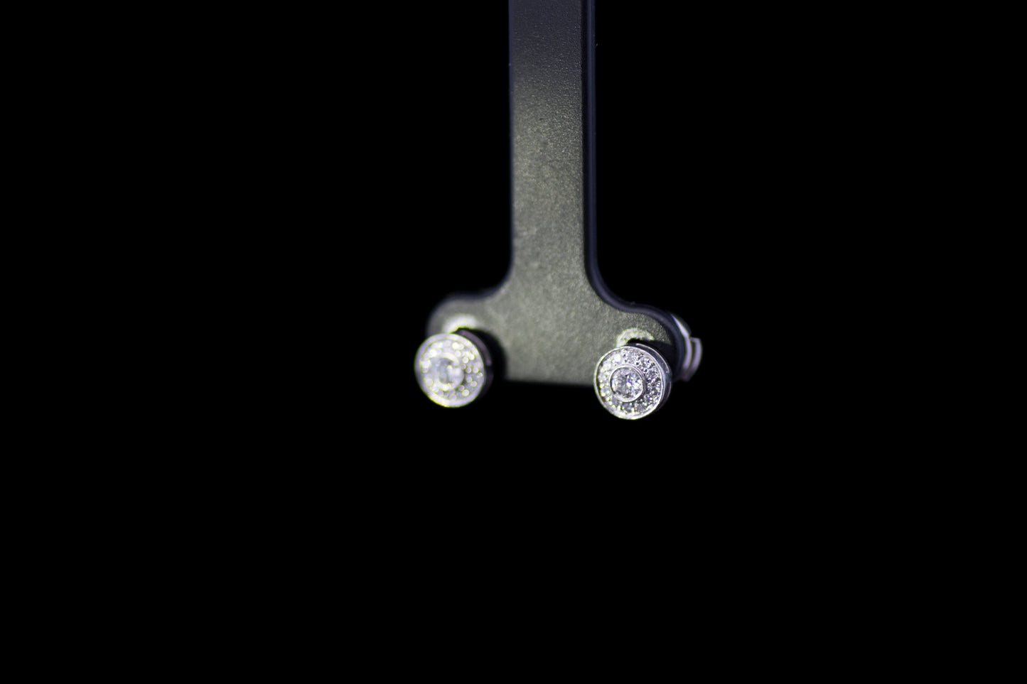 Platinum Tiffany Soleste Diamond Cluster Earrings