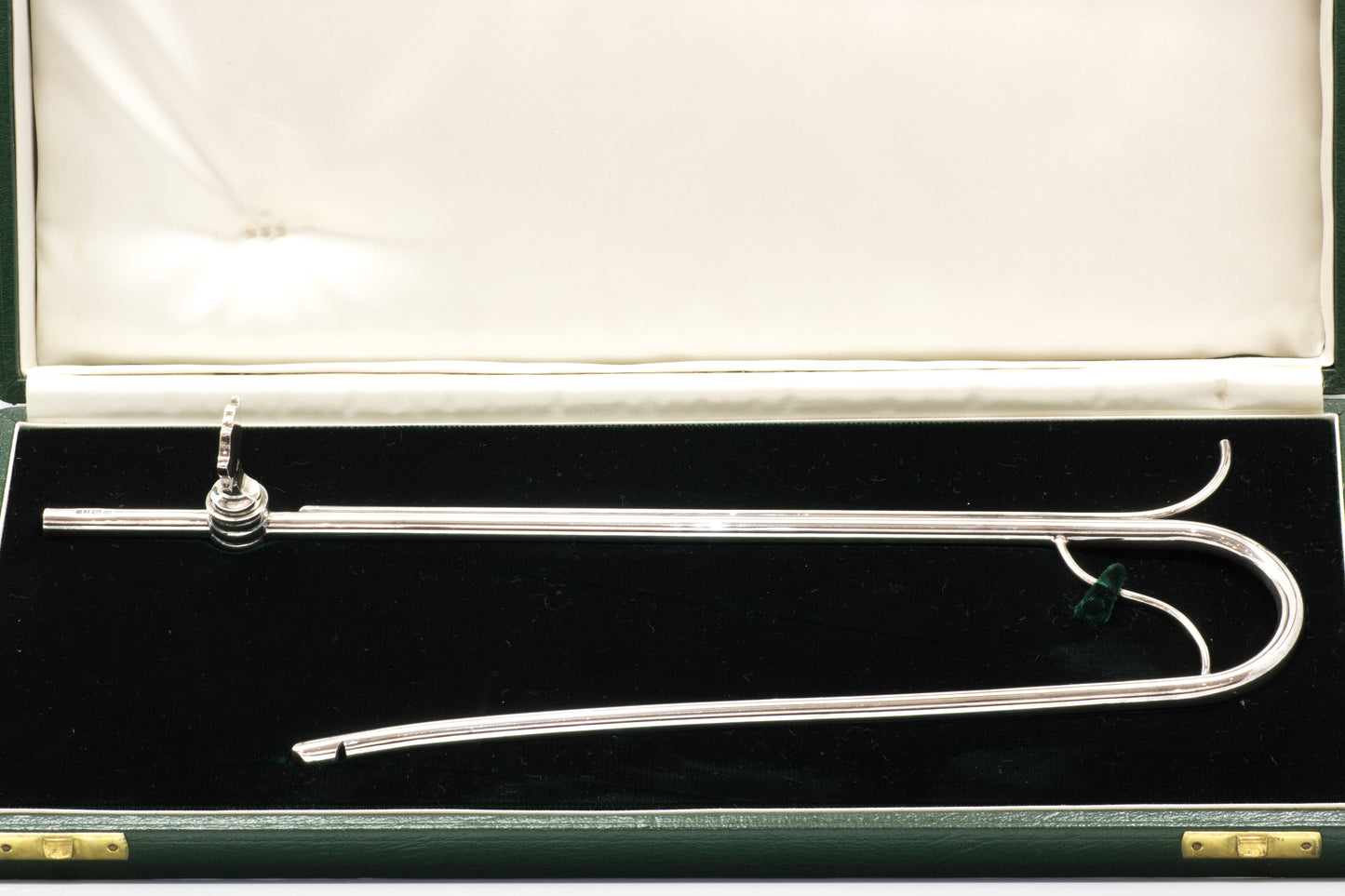 Rare Vintage Sterling Silver Wine Siphon. Hallmarked London 1987. William Comyns & Sons Ltd