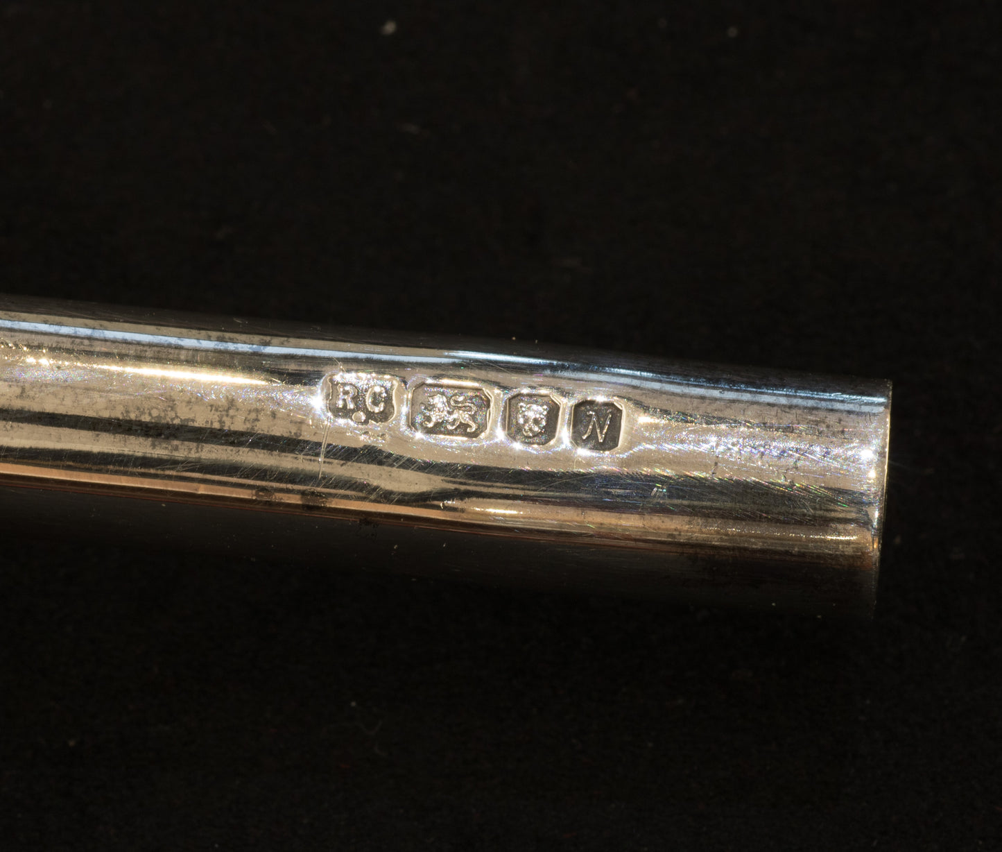 Rare Vintage Sterling Silver Wine Siphon. Hallmarked London 1987. William Comyns & Sons Ltd