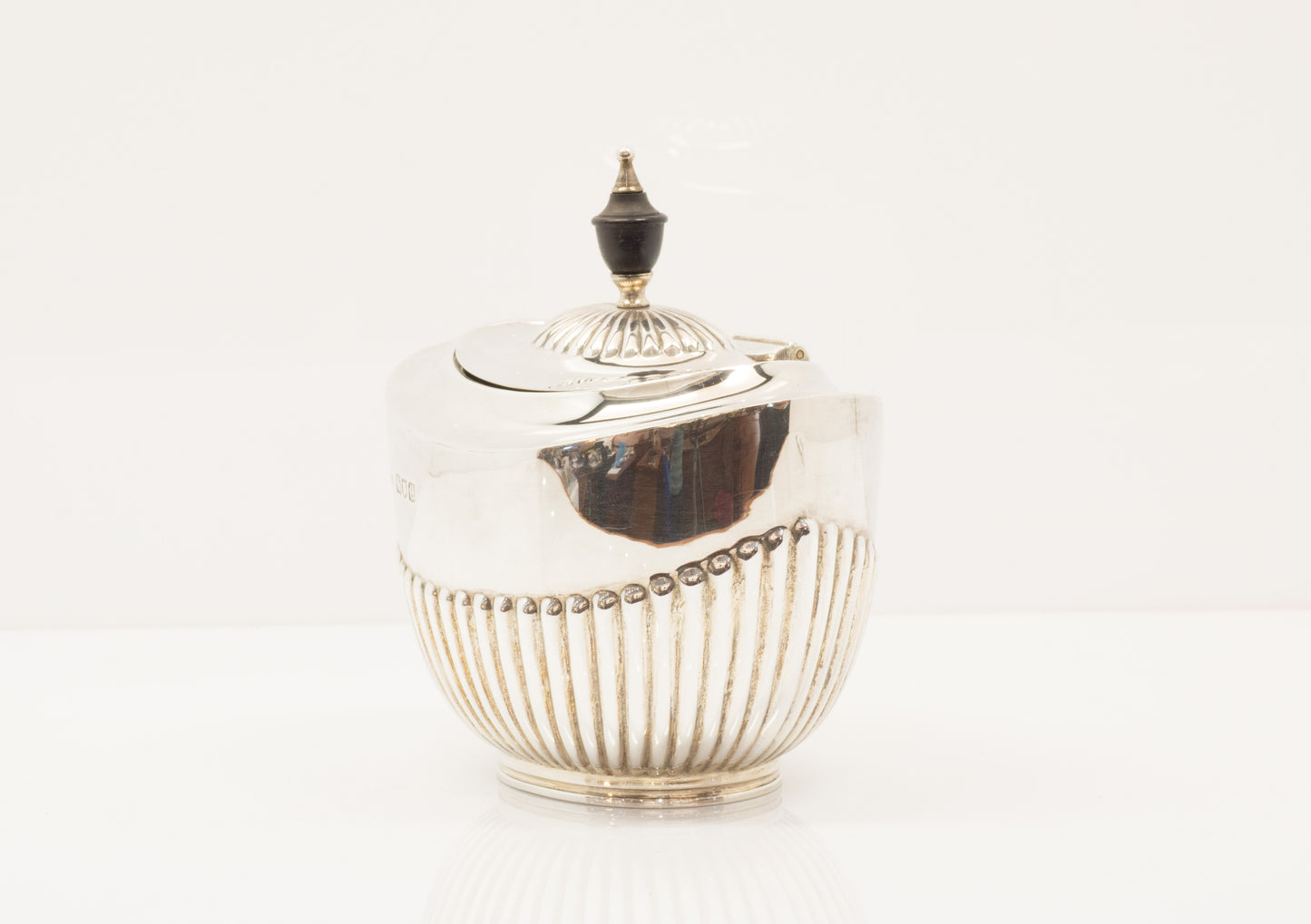 Antique Sterling Silver Tea Caddy.  London 1900. William Hutton & Sons Ltd