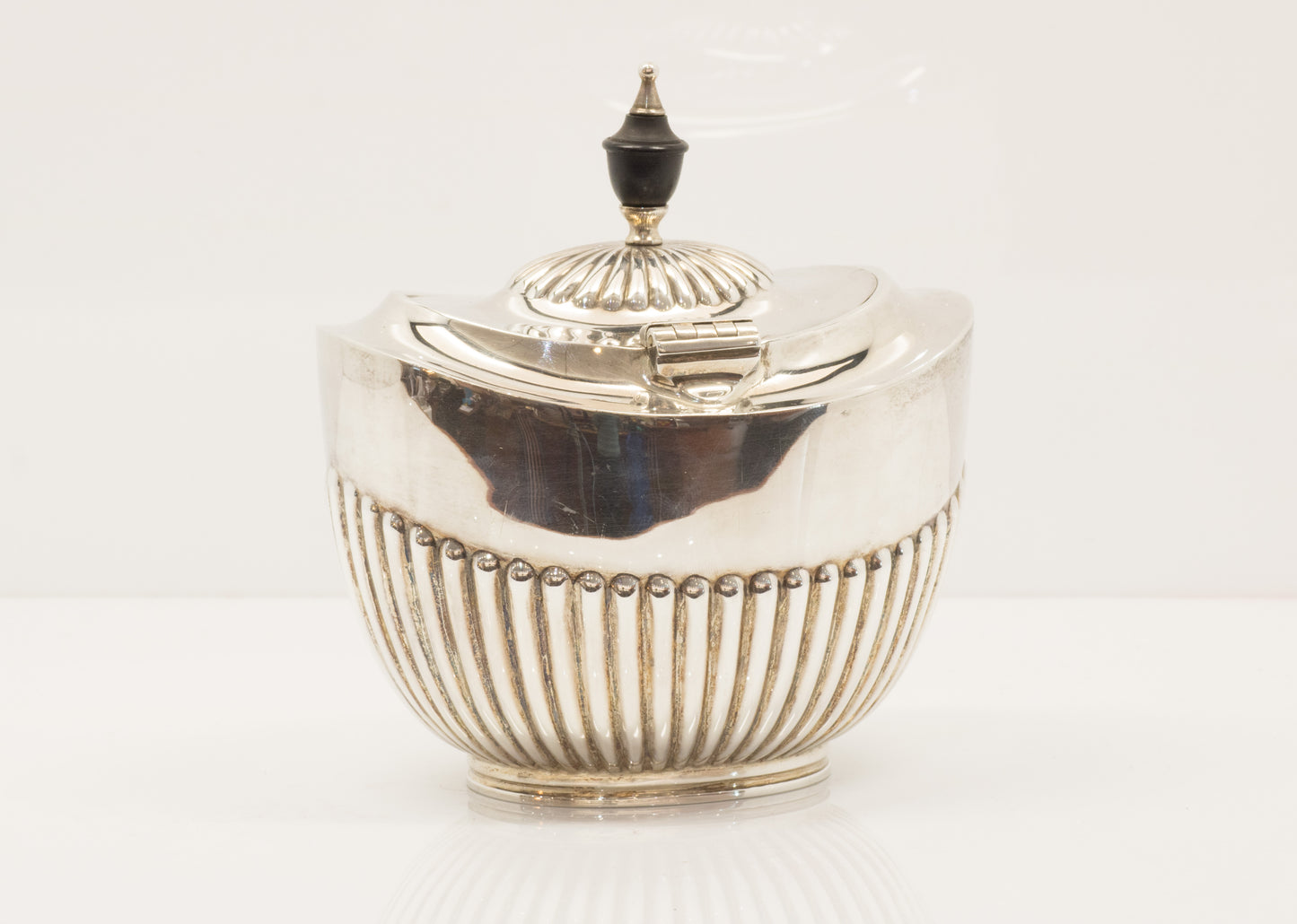 Antique Sterling Silver Tea Caddy.  London 1900. William Hutton & Sons Ltd