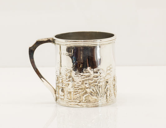 Antique Sterling Silver Childs Cup Tankard Birmingham 1924