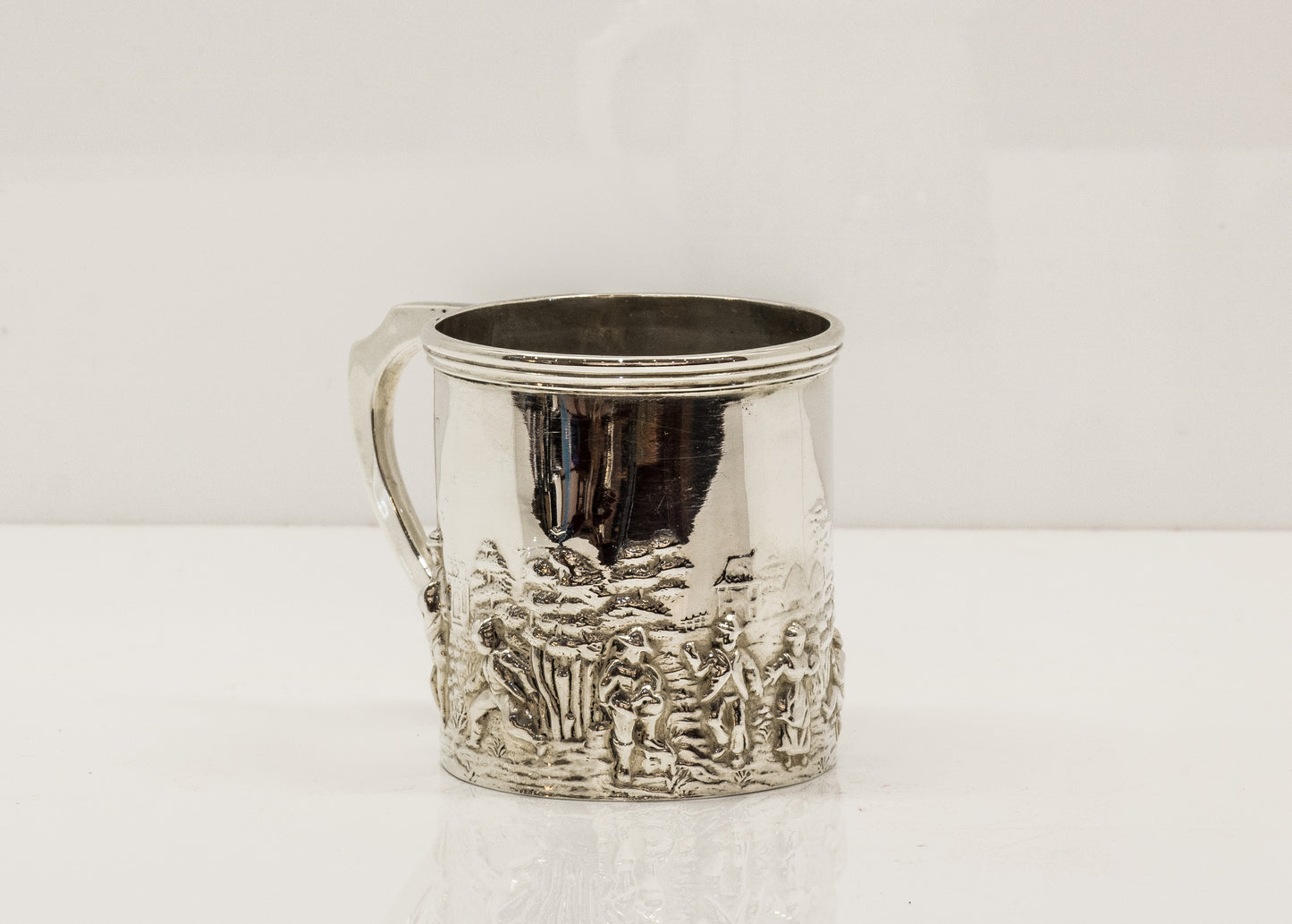 Antique Sterling Silver Childs Cup Tankard Birmingham 1924