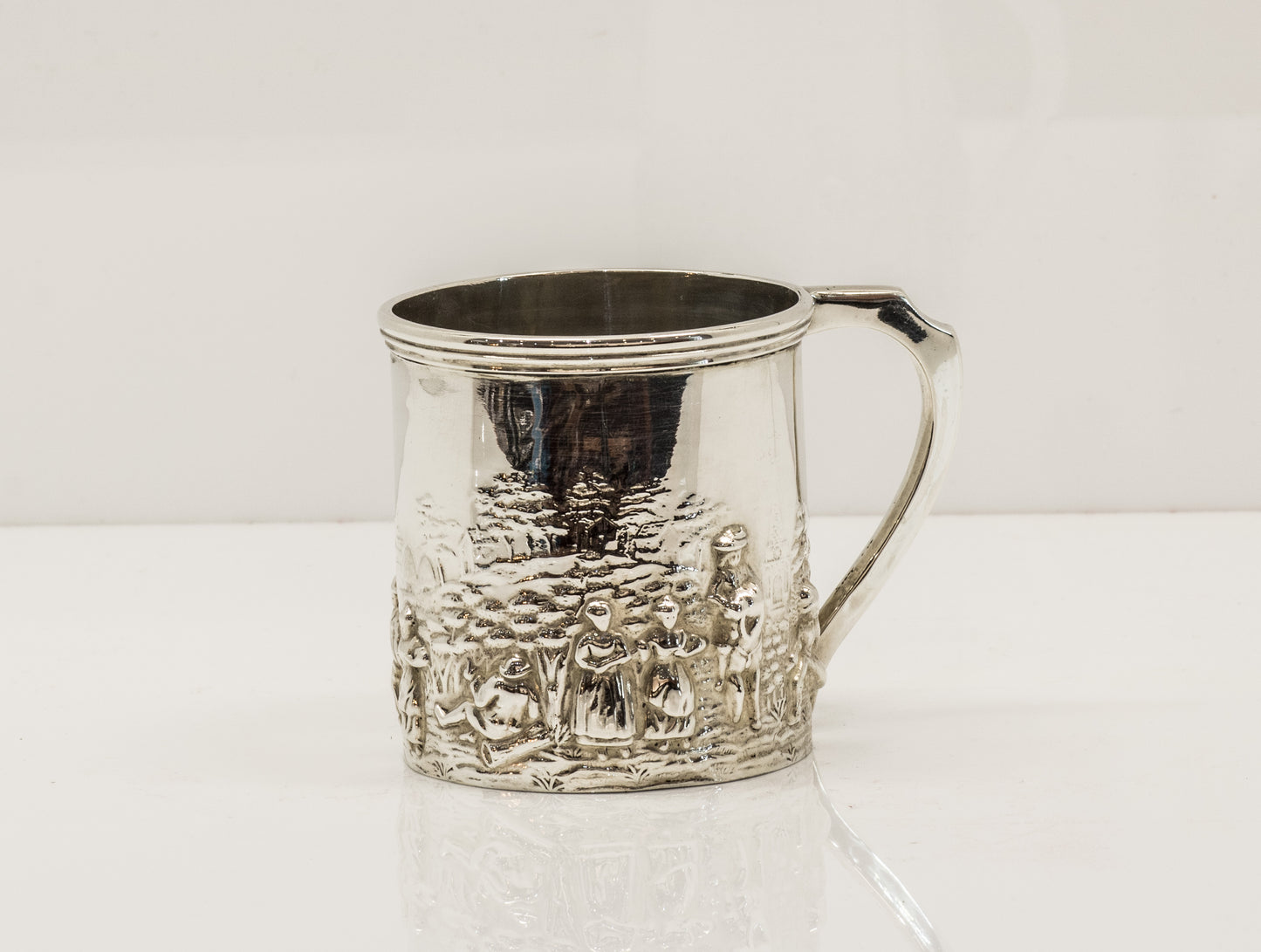 Antique Sterling Silver Childs Cup Tankard Birmingham 1924
