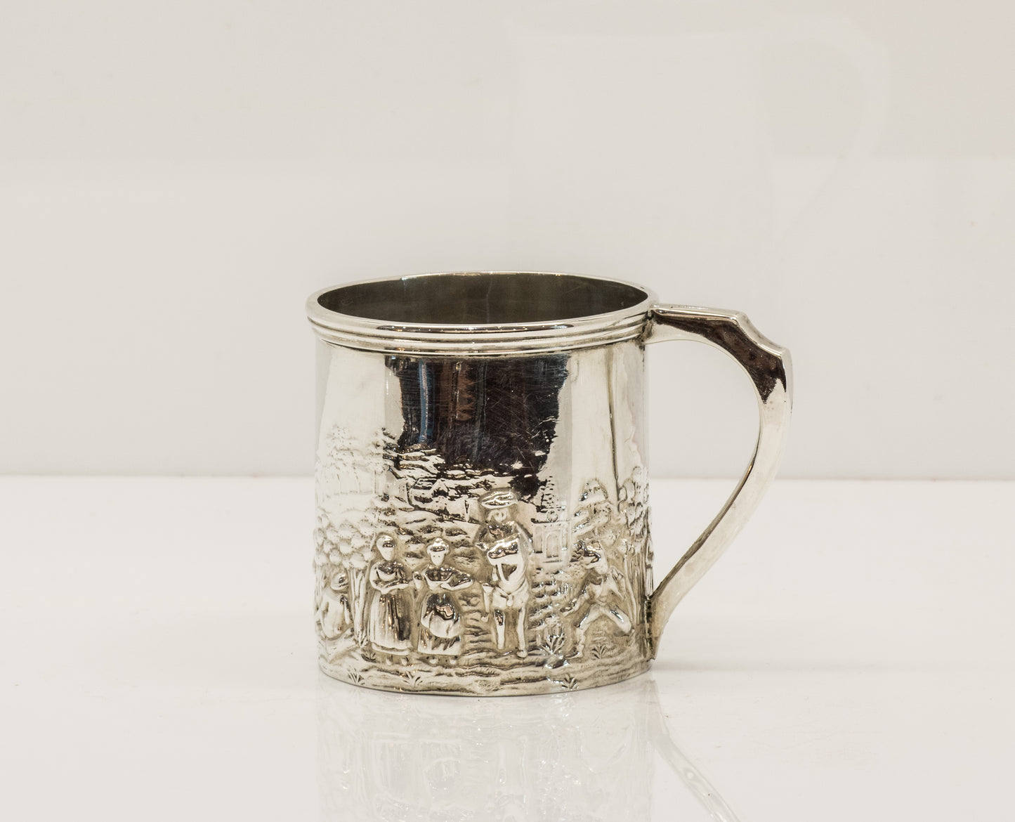 Antique Sterling Silver Childs Cup Tankard Birmingham 1924