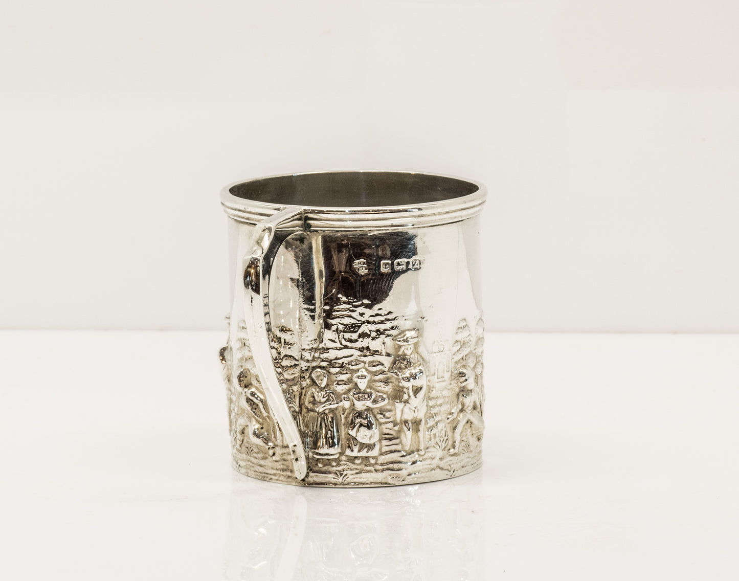 Antique Sterling Silver Childs Cup Tankard Birmingham 1924
