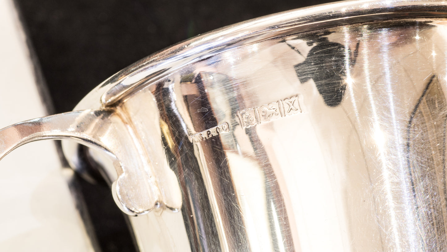 Vintage Sterling Silver Christening Cup / Can. Hallmarked Birmingham 1972. Angora Silver Plate Co Ltd