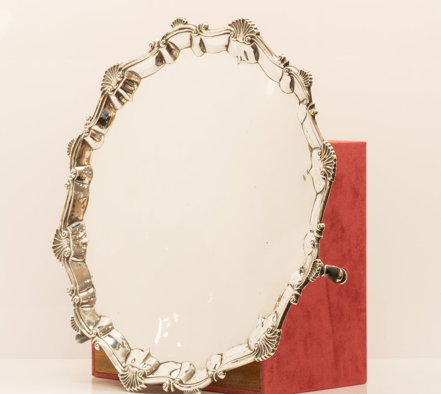 Antique George III Sterling Silver Salver London 1762. Very Heavy Quality. 39.2 Troy Ounces