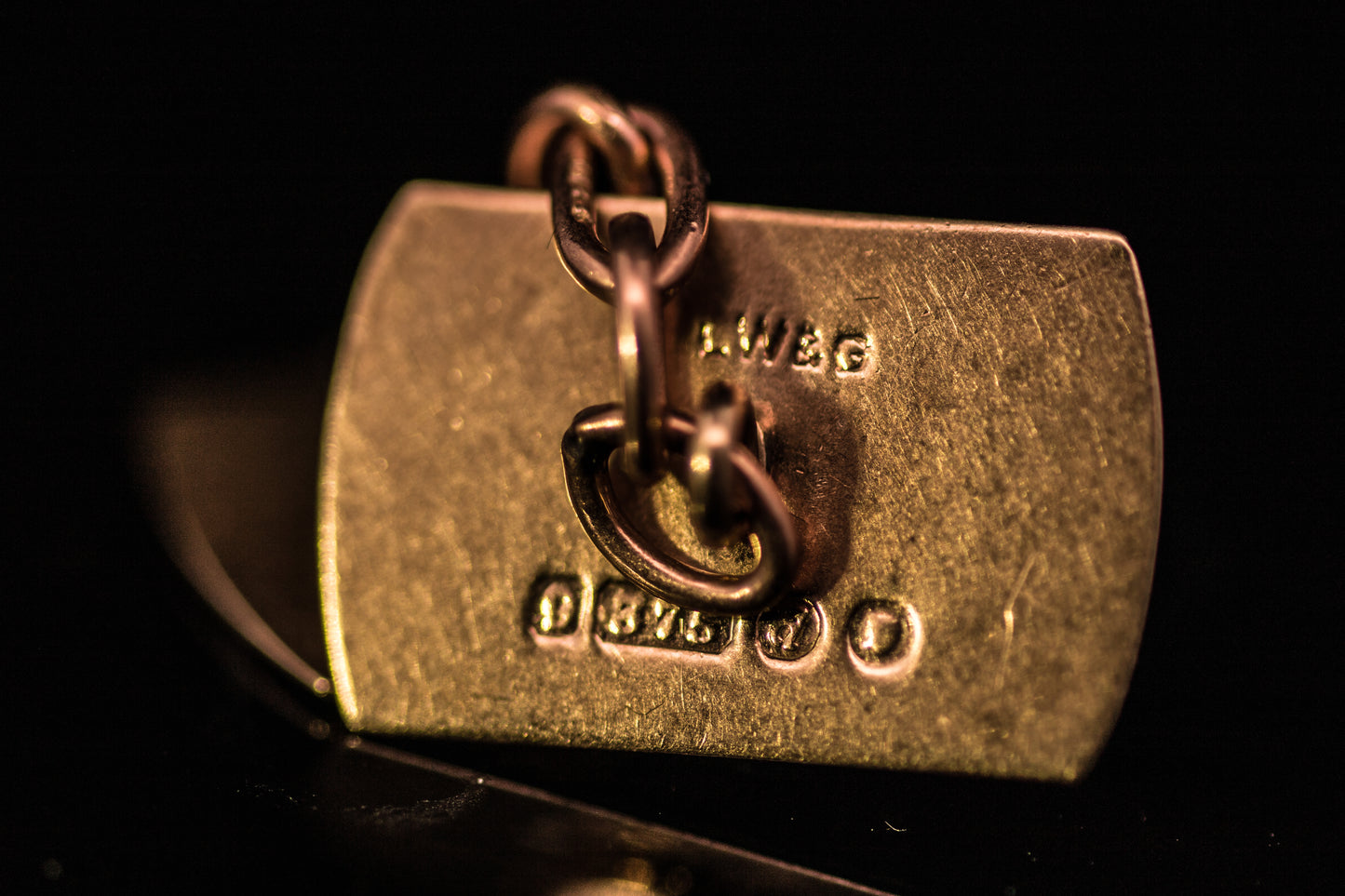Vintage 9ct Gold Masonic Cufflinks. Assayed in London 1959.