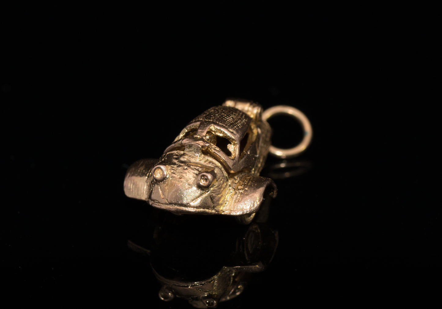 Vintage 9ct 'Messerschmitt KR200' Charm / Pendant. Hallmarked London 1971.