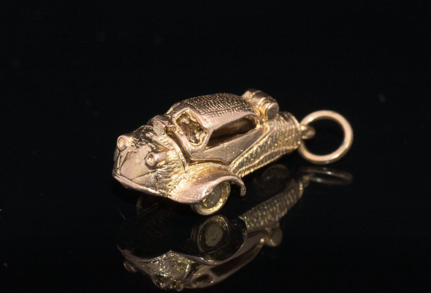 Vintage 9ct 'Messerschmitt KR200' Charm / Pendant. Hallmarked London 1971.