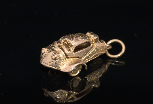 Vintage 9ct 'Messerschmitt KR200' Charm / Pendant. Hallmarked London 1971.