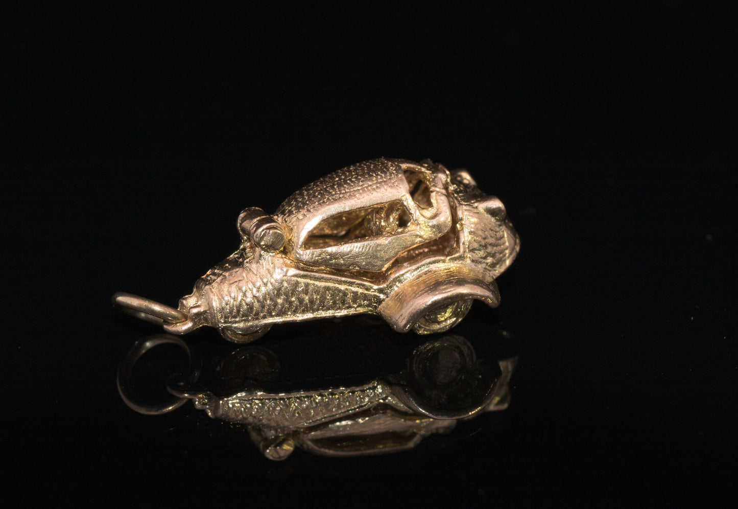 Vintage 9ct 'Messerschmitt KR200' Charm / Pendant. Hallmarked London 1971.