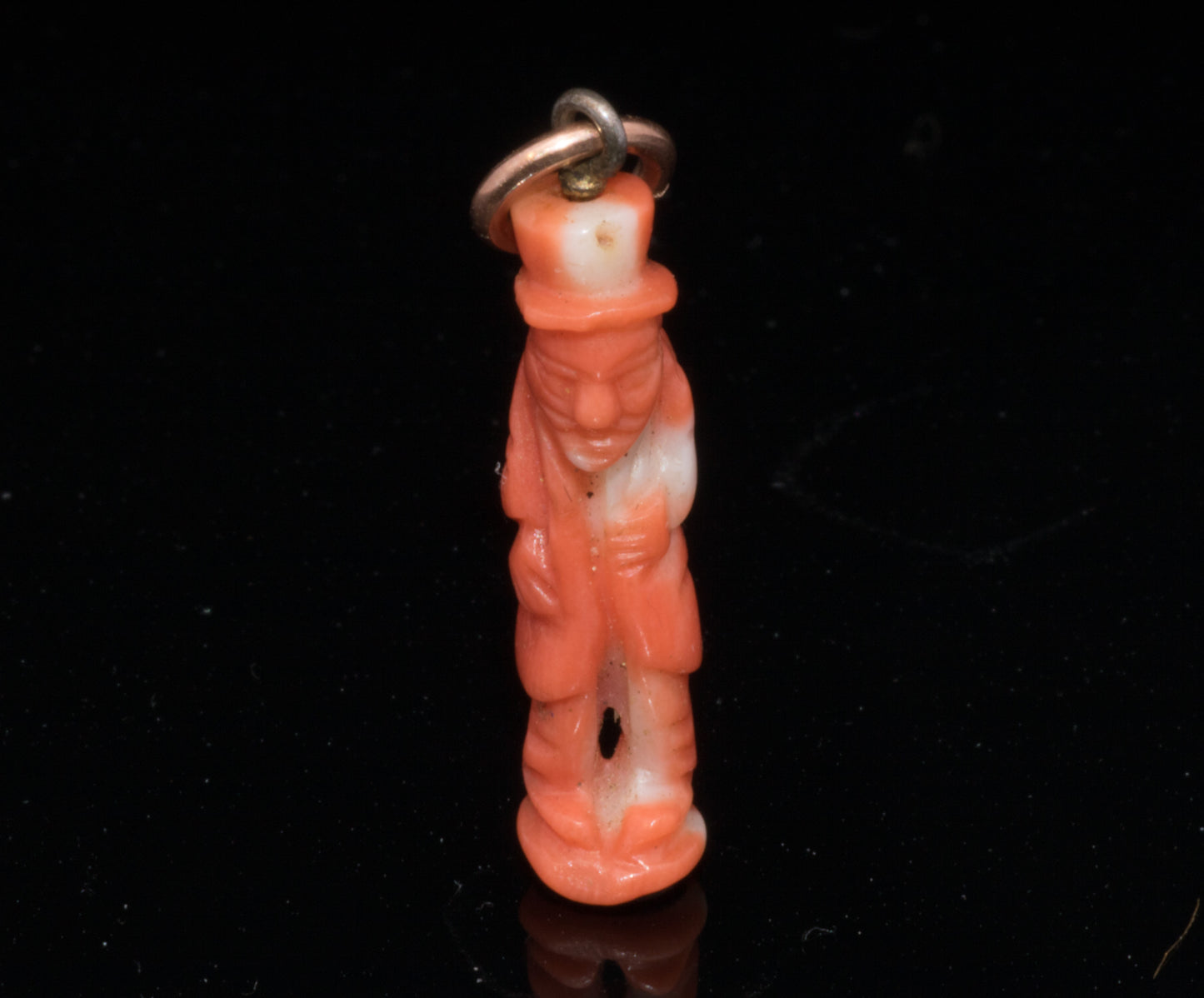Antique Coral "Il Gobbo" Luck Charm.