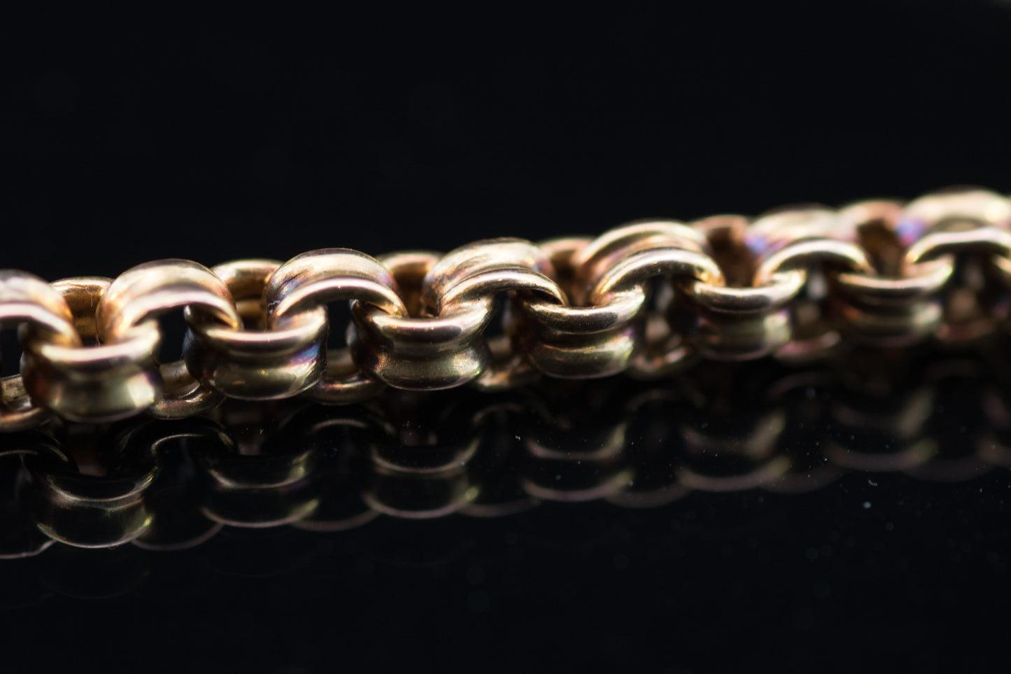 Antique 15ct Gold Regency Chain, Turquoise and Opal Clasp 20.5inch