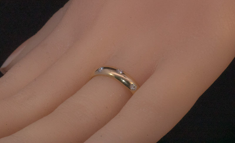 TIFFANY. Vintage 18ct and Platinum Tiffany & Co Diamond Etoile Ring. Box, Receipt.