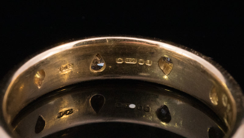 TIFFANY. Vintage 18ct and Platinum Tiffany & Co Diamond Etoile Ring. Box, Receipt.