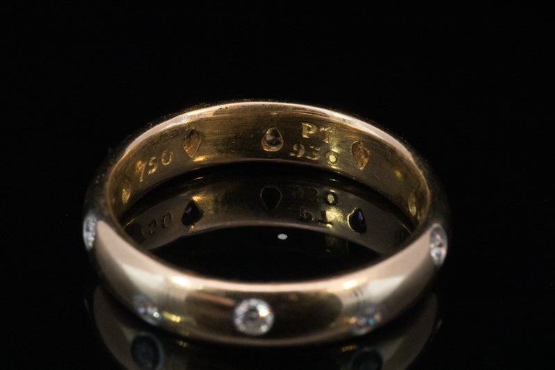 TIFFANY. Vintage 18ct and Platinum Tiffany & Co Diamond Etoile Ring. Box, Receipt.