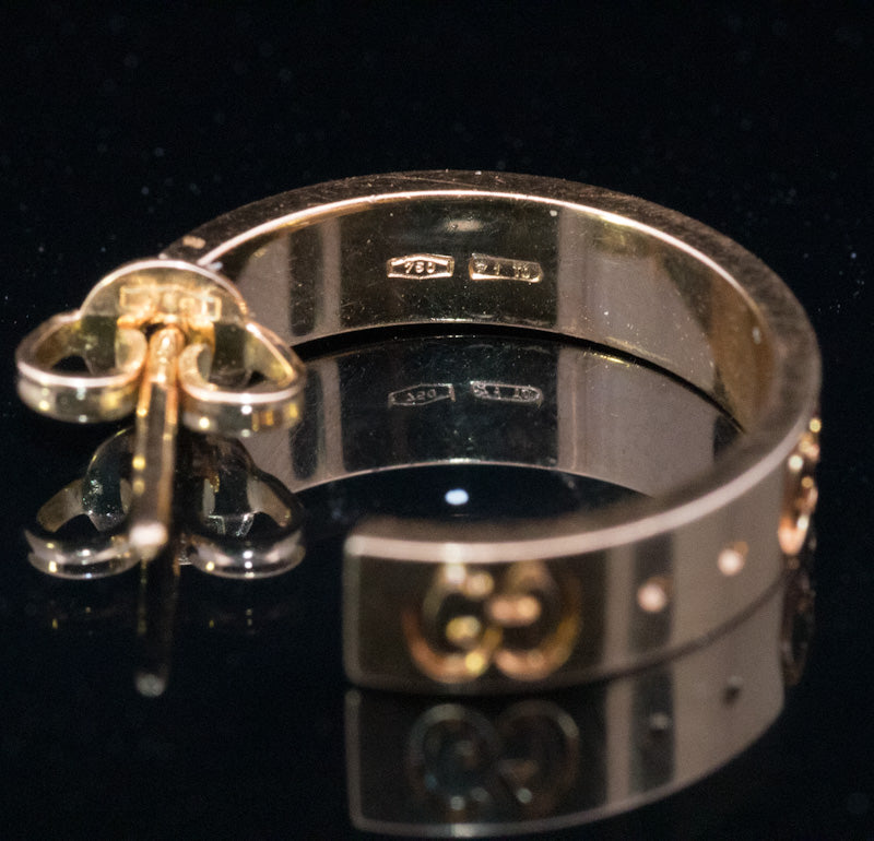 Genuine Gucci Icon 18k Yellow Gold Hoop Earrings. Immaculate Condition.